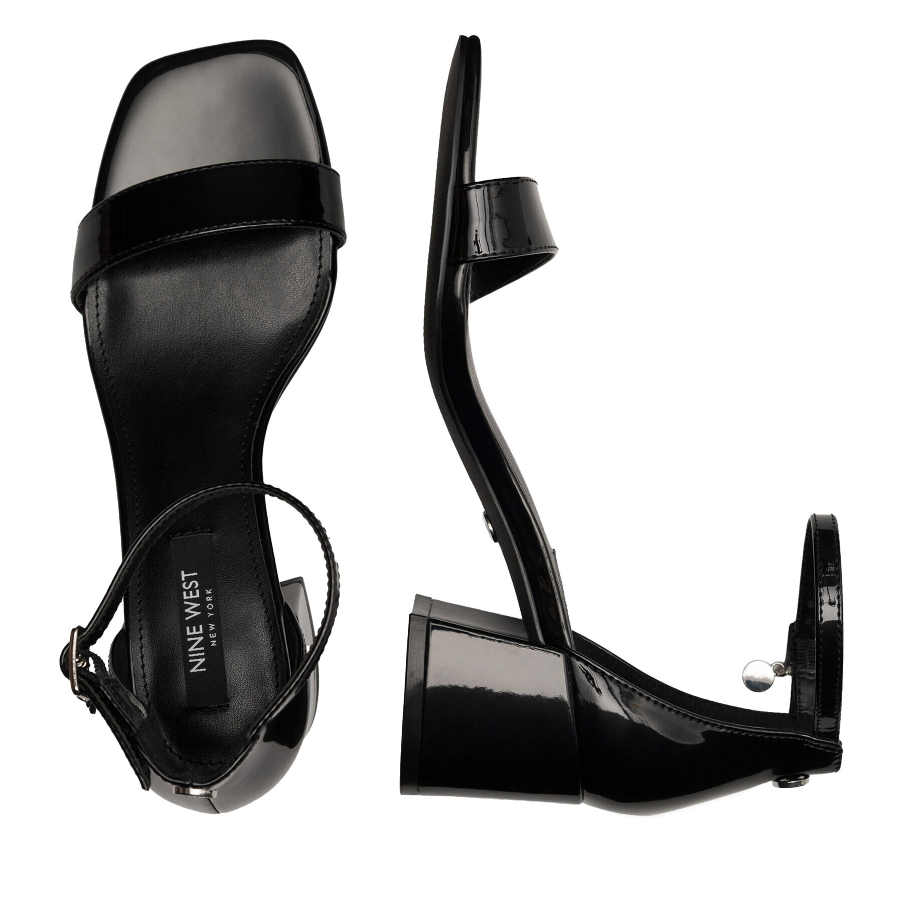 Nine West Sandale ERMINA FF-2308 Negru - Pled.ro