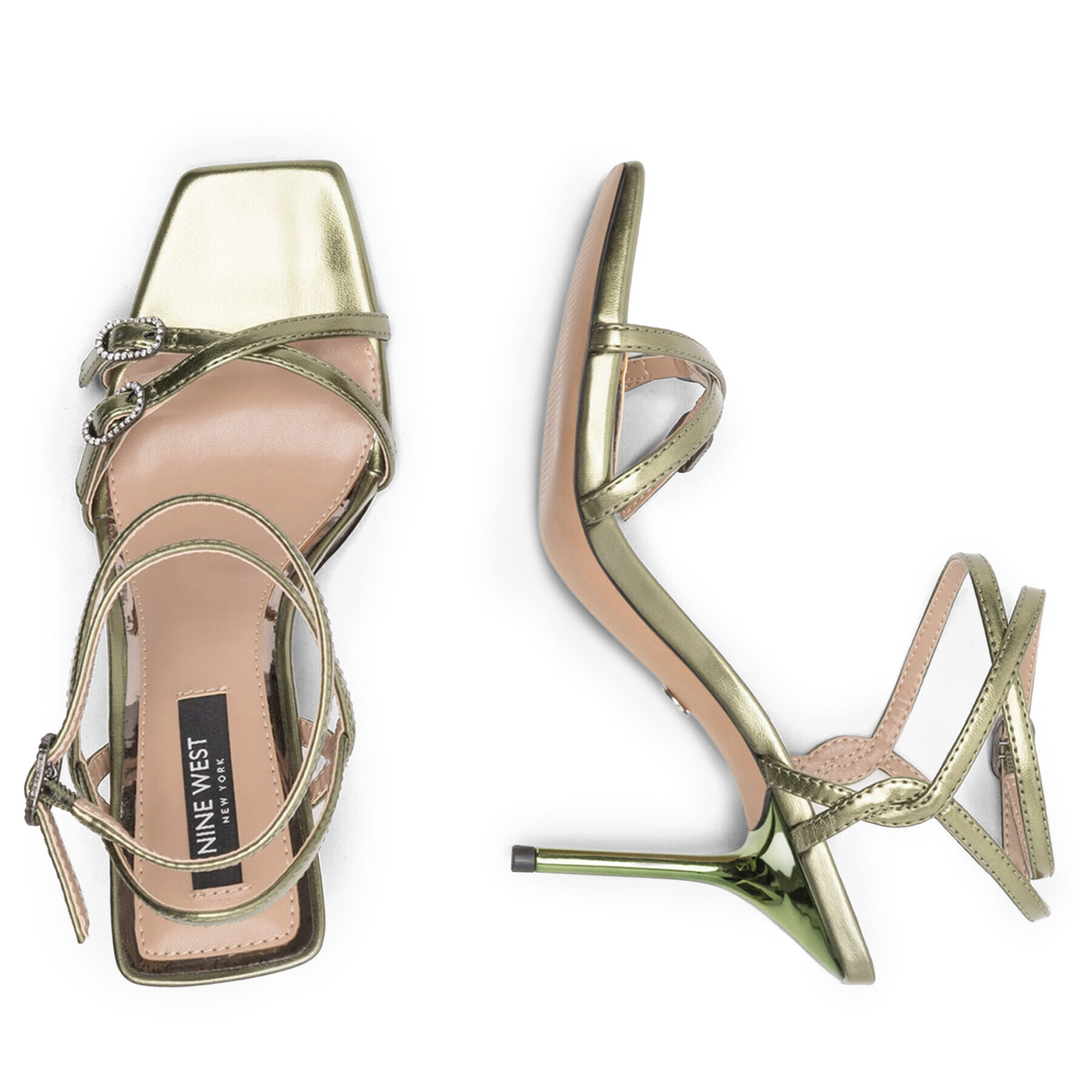 Nine West Sandale FARAZA ZL23014CC Verde - Pled.ro