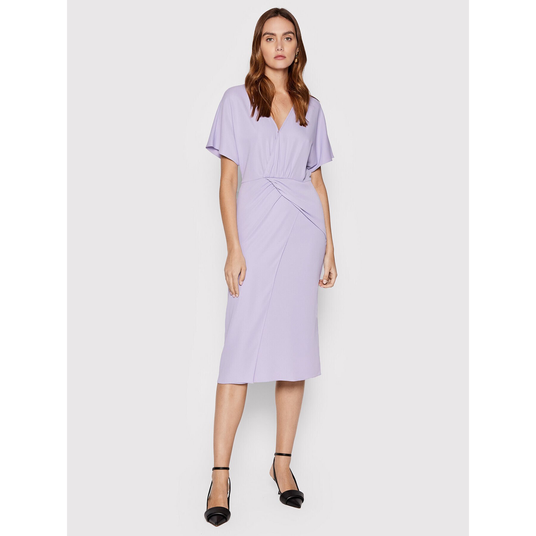 Nissa Rochie cocktail RZ12997 Violet Regular Fit - Pled.ro