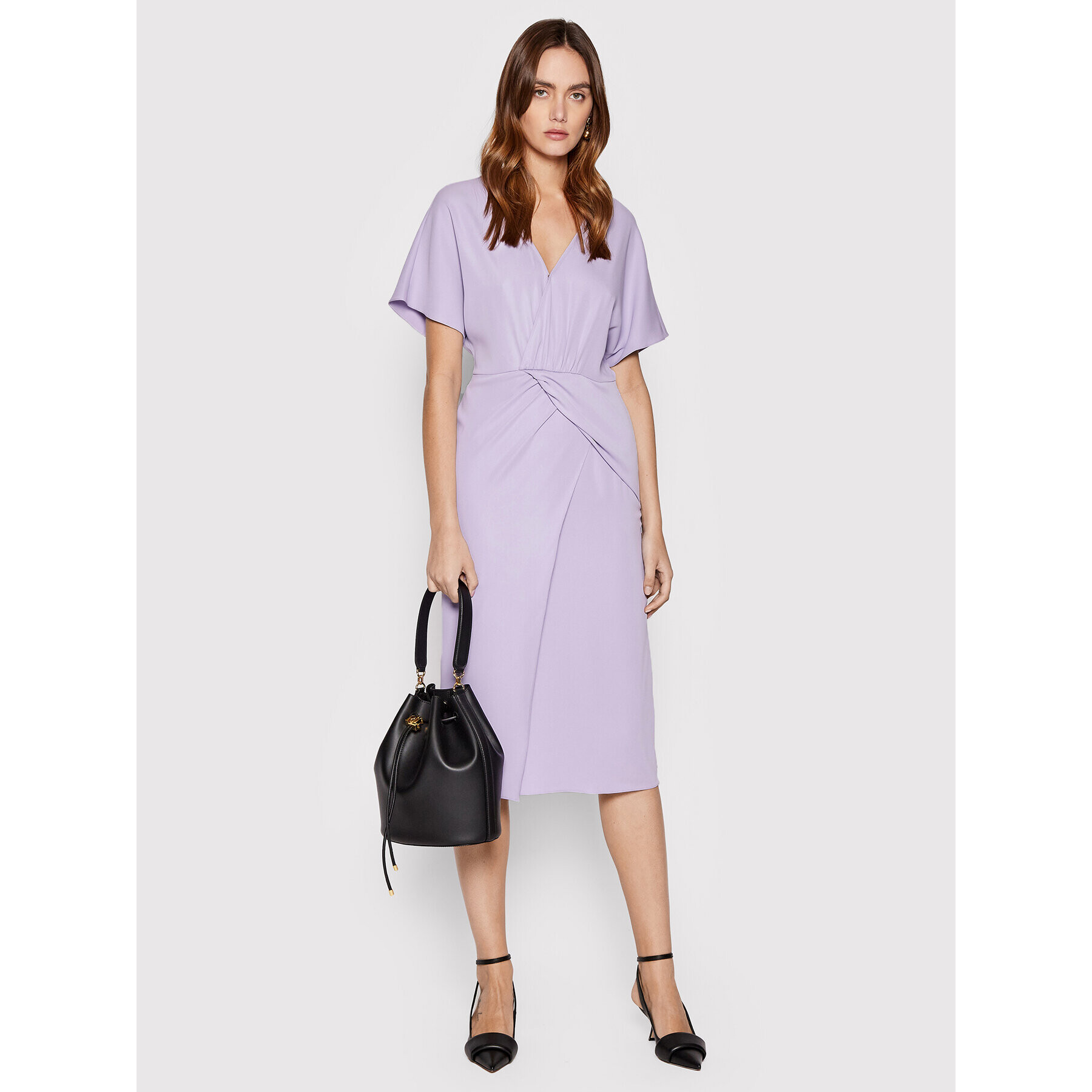 Nissa Rochie cocktail RZ12997 Violet Regular Fit - Pled.ro