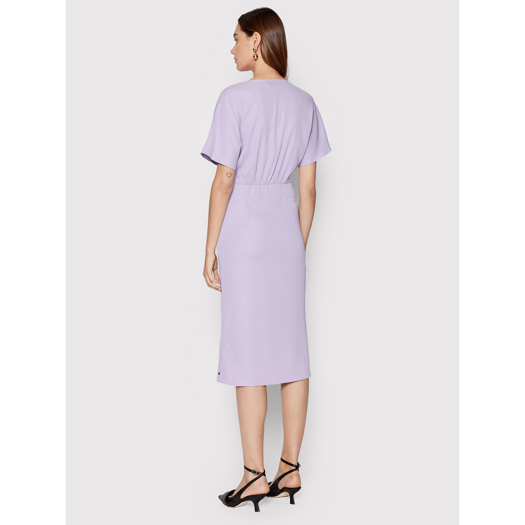 Nissa Rochie cocktail RZ12997 Violet Regular Fit - Pled.ro