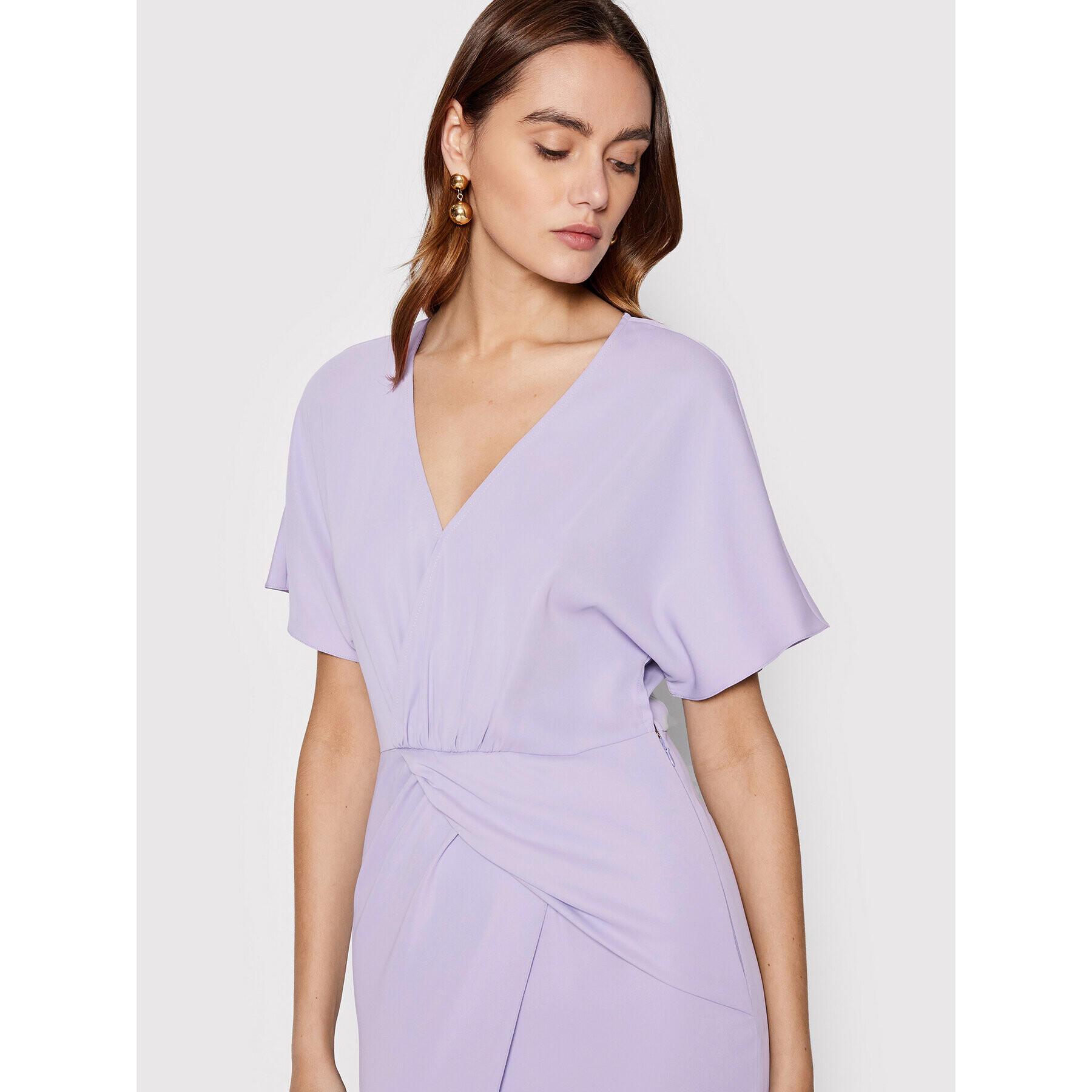 Nissa Rochie cocktail RZ12997 Violet Regular Fit - Pled.ro