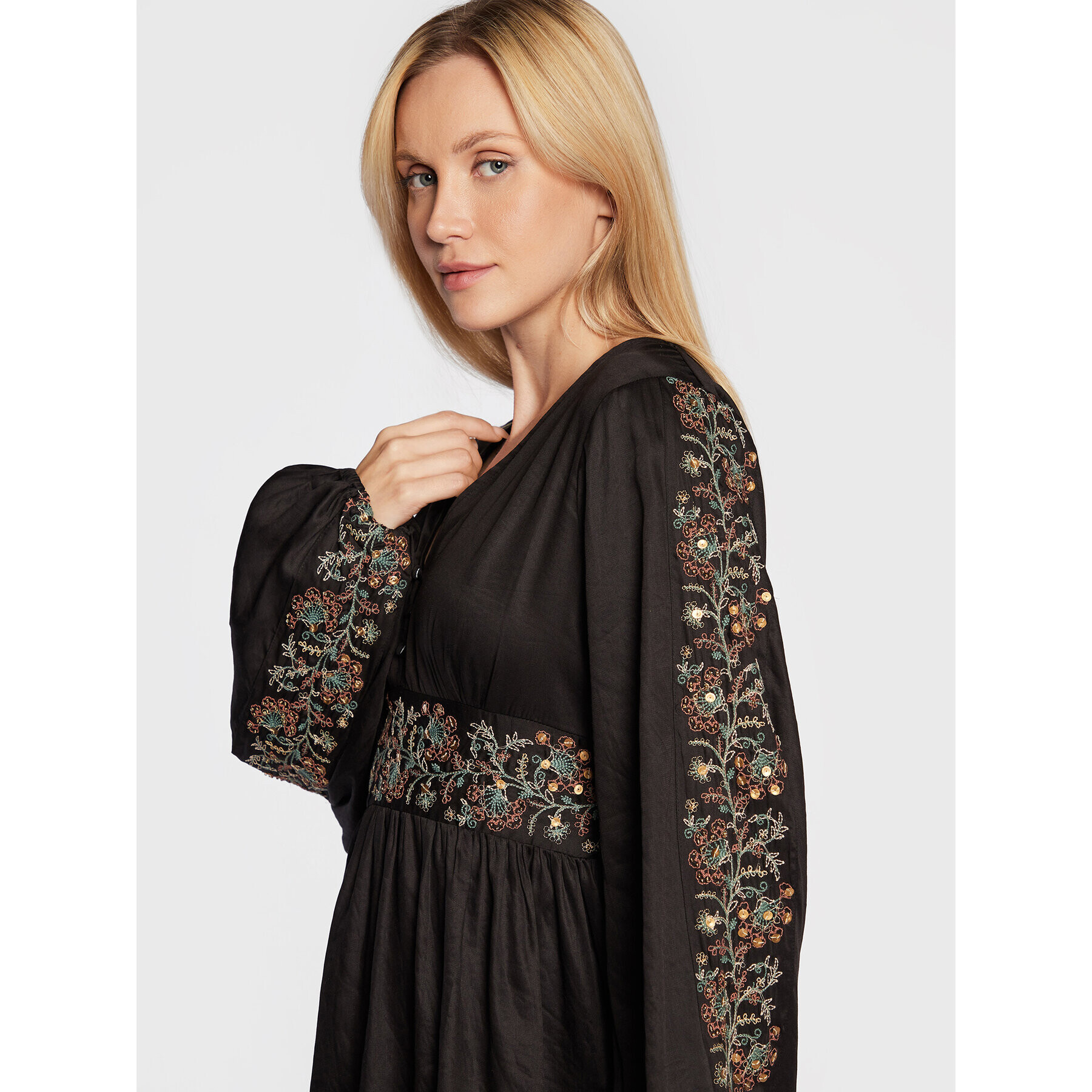 NKN Nekane Rochie de zi GF.CETUS Negru Regular Fit - Pled.ro