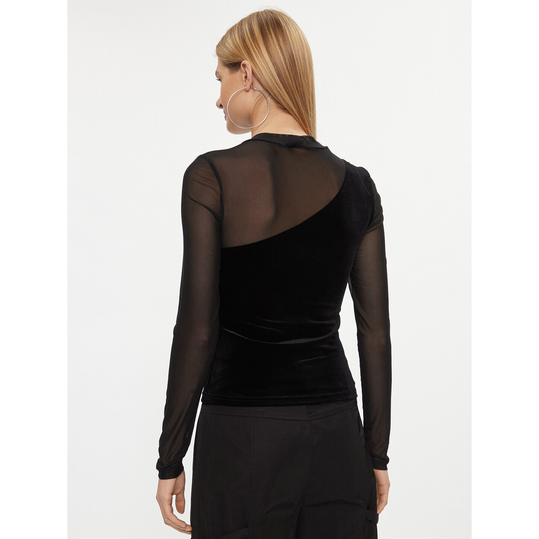 Noisy May Bluză 27028371 Negru Slim Fit - Pled.ro