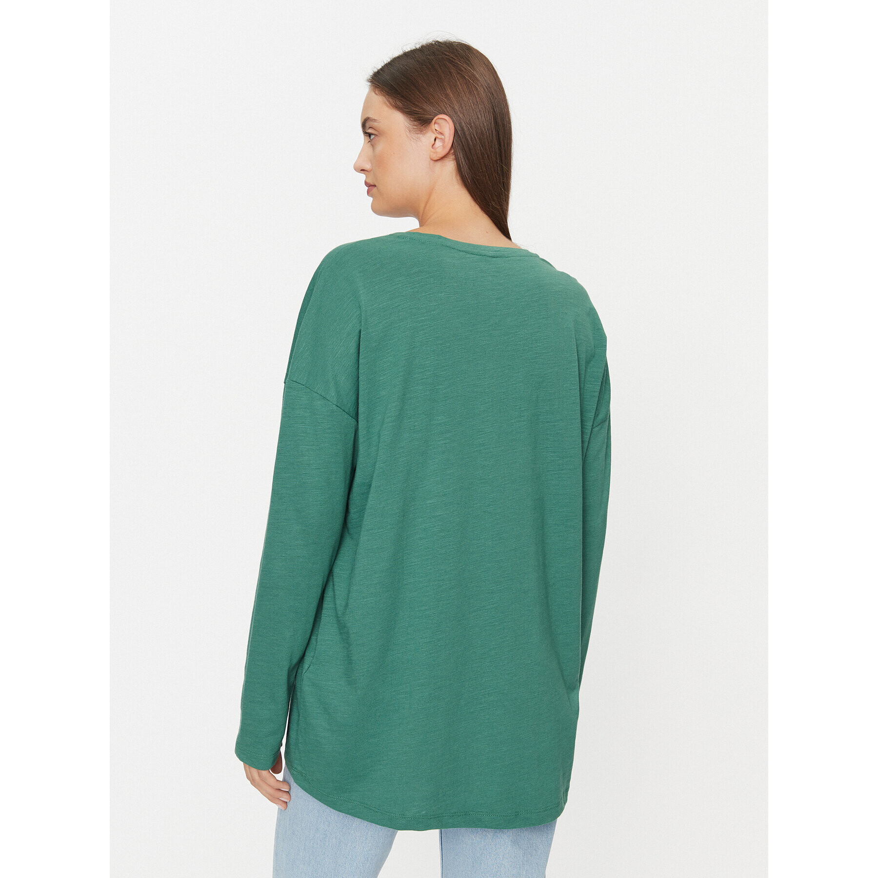 Noisy May Bluză Mathilde 27026082 Verde Loose Fit - Pled.ro