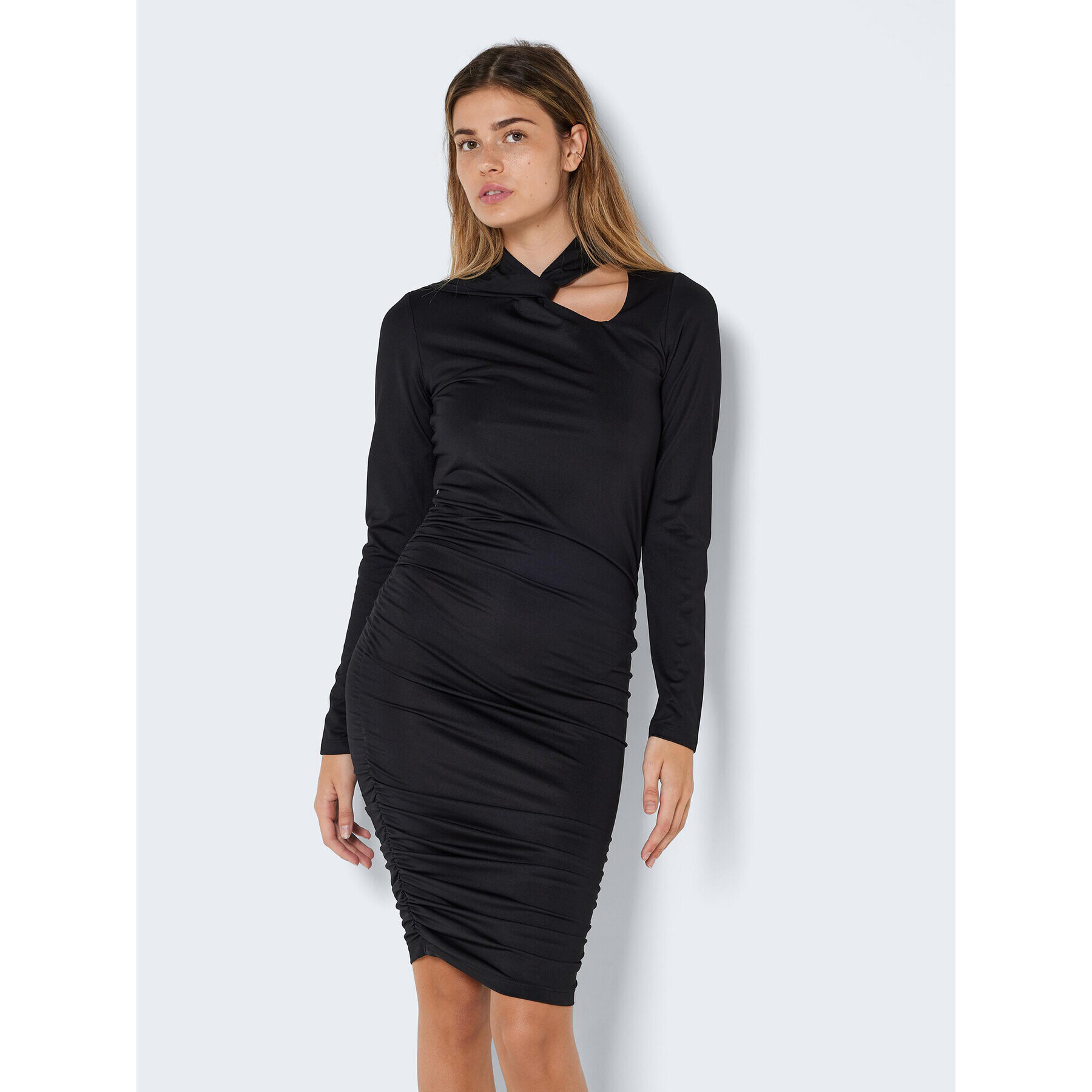 Noisy May Rochie cocktail Faye 27022695 Negru Slim Fit - Pled.ro