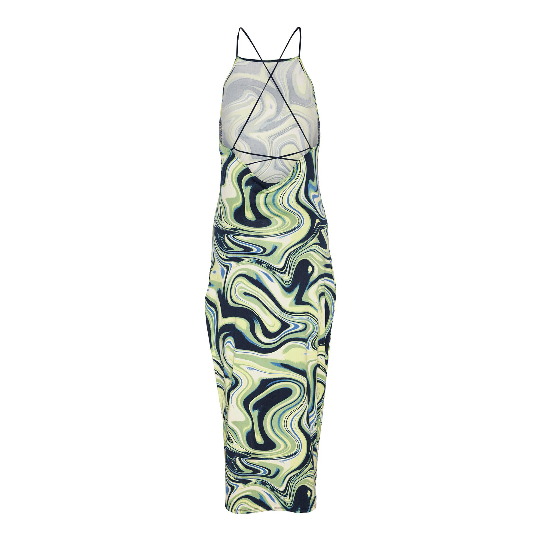 Noisy May Rochie de zi Destiny 27025213 Verde Bodycon Fit - Pled.ro