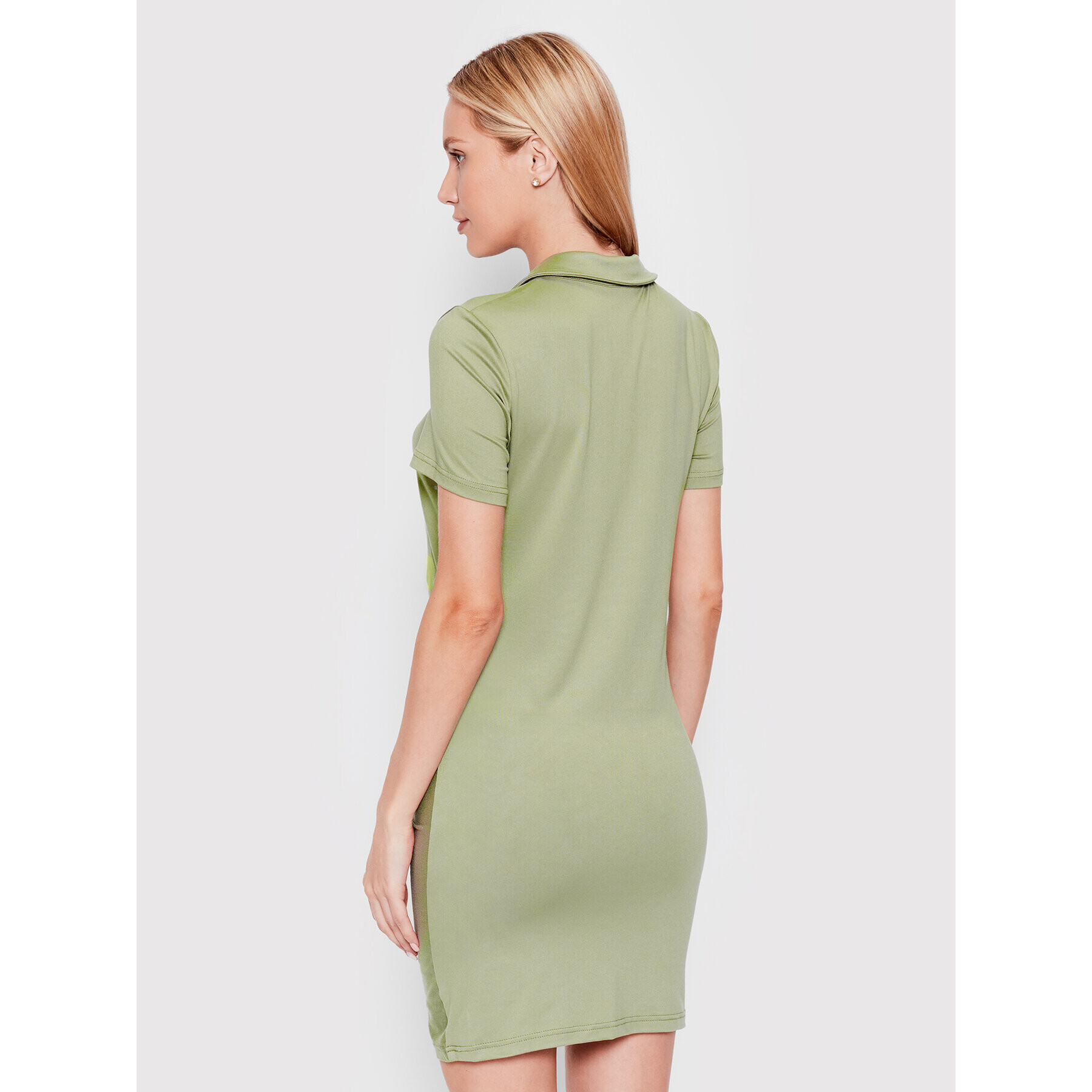 Noisy May Rochie de zi Tully 27021279 Verde Slim Fit - Pled.ro