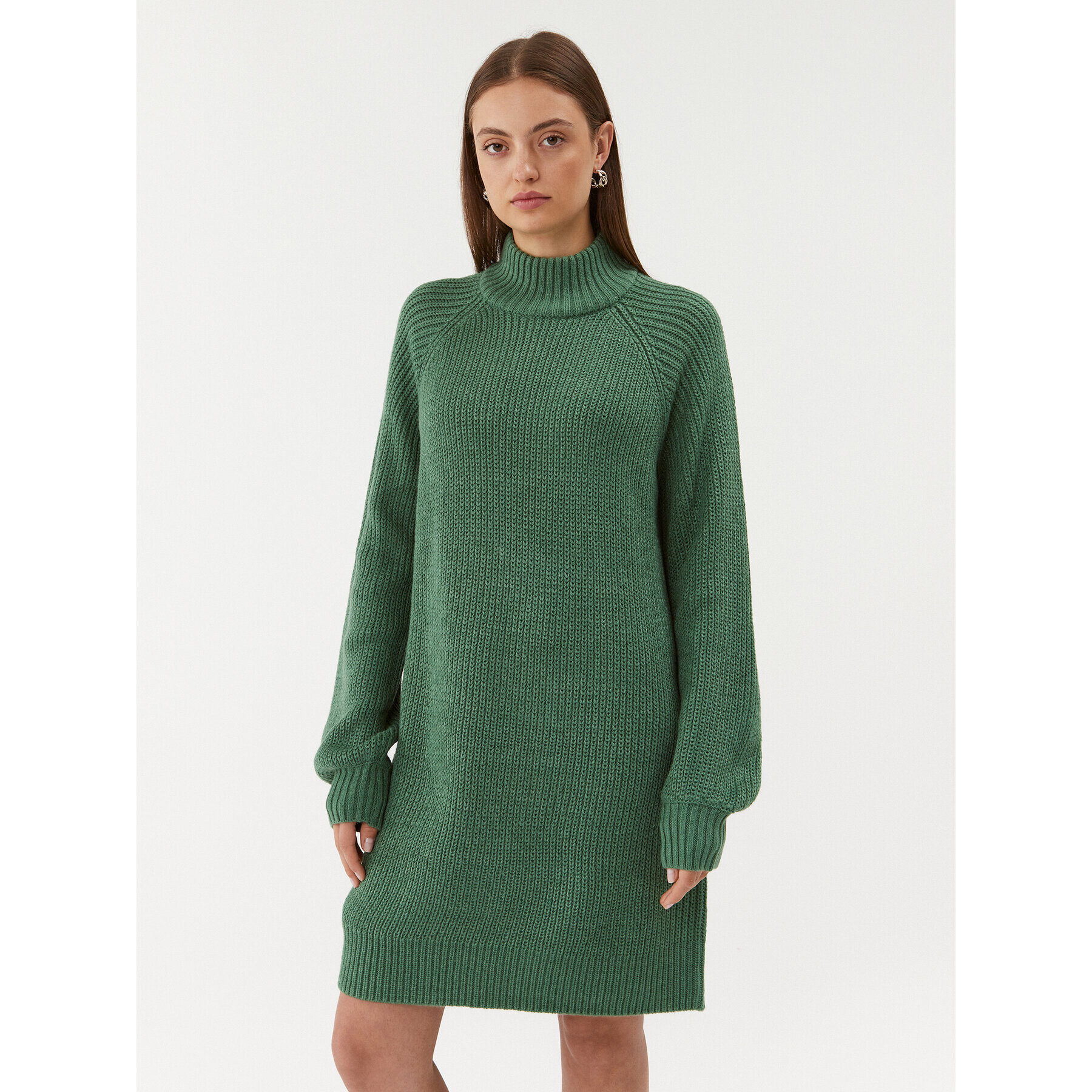 Noisy May Rochie tricotată Timmy 27017055 Verde Relaxed Fit - Pled.ro