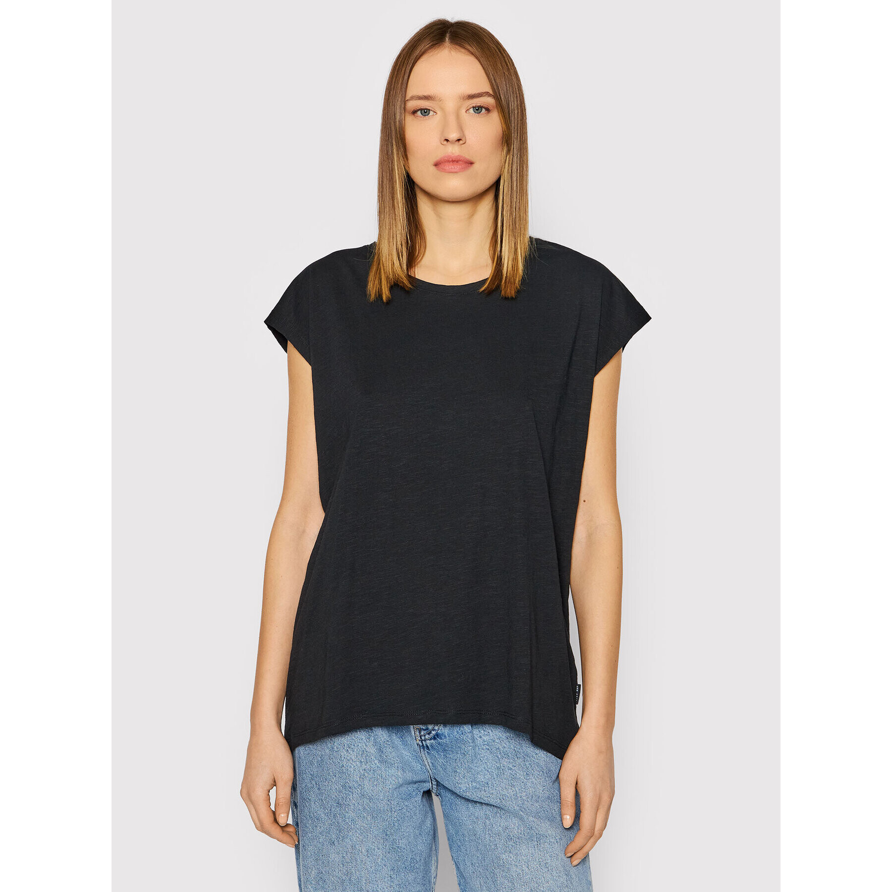 Noisy May Tricou Mathilde 27002573 Negru Oversize - Pled.ro