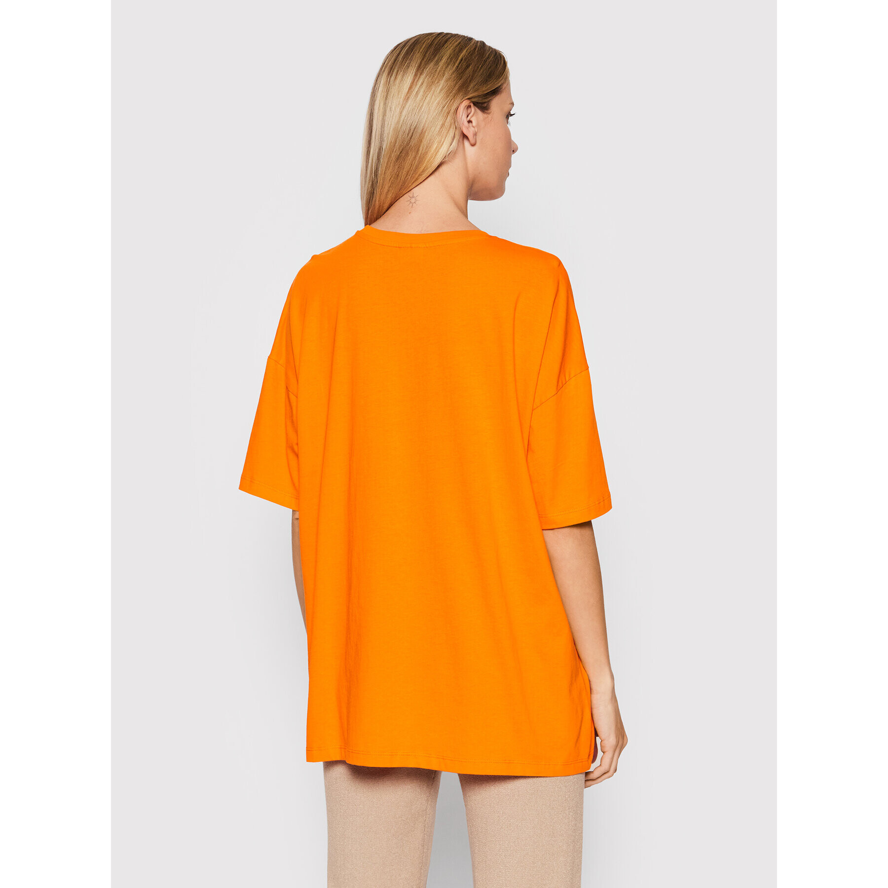 Noisy May Tricou Tessie 27020437 Portocaliu Oversize - Pled.ro