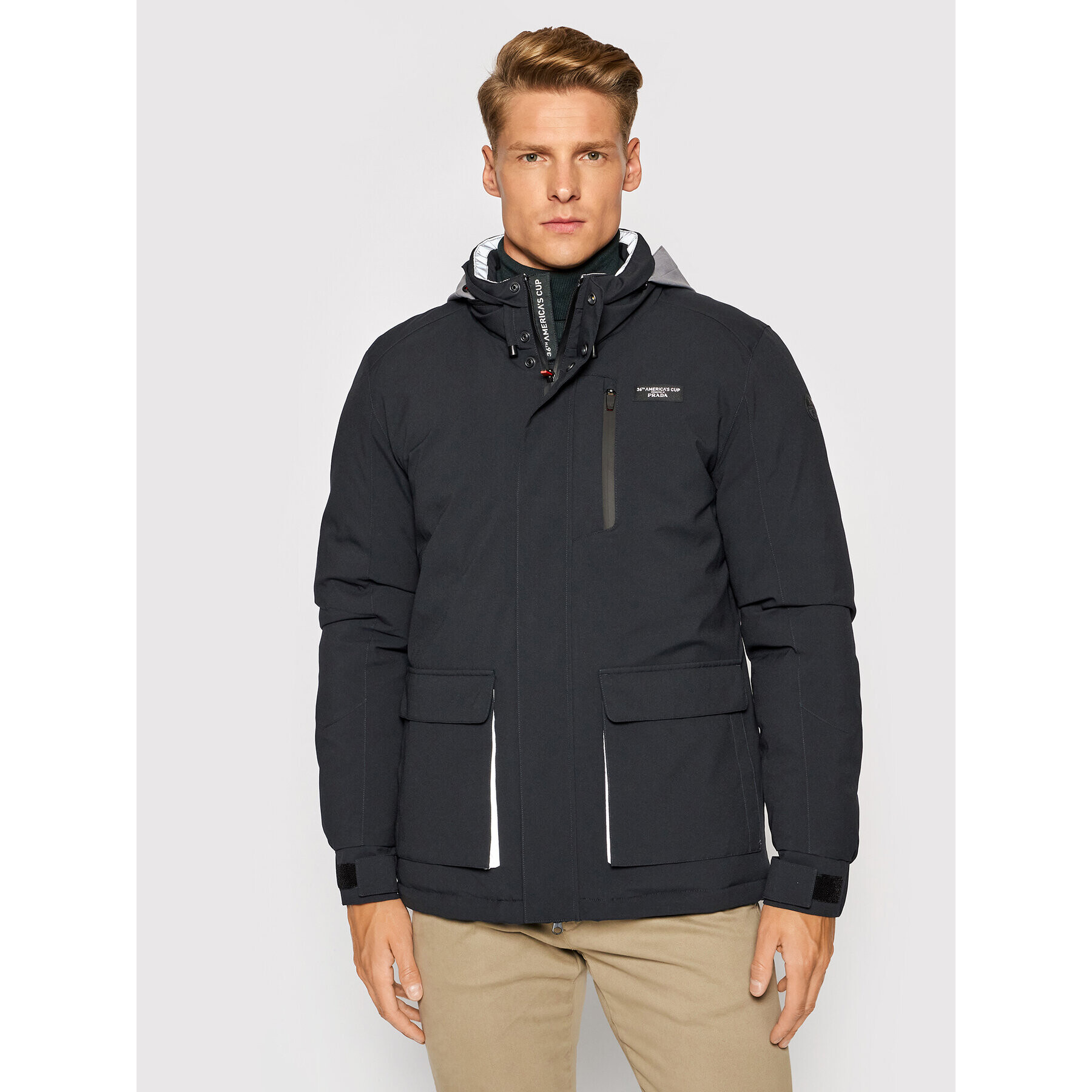 North Sails Geacă de iarnă PRADA Nelson 450112 Negru Regular Fit - Pled.ro