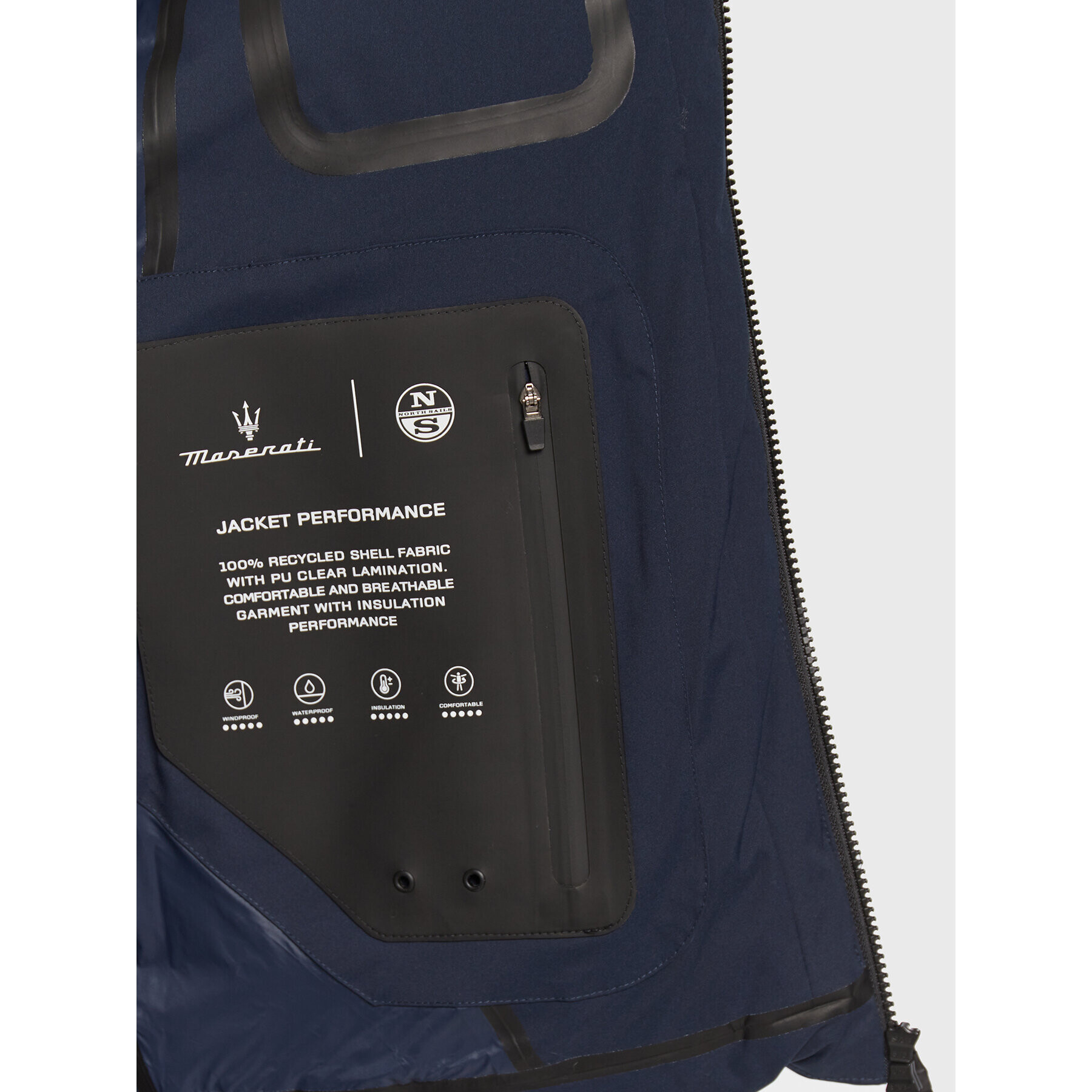 North Sails Geacă din puf MASERATI Oceano 450122 Bleumarin Regular Fit - Pled.ro