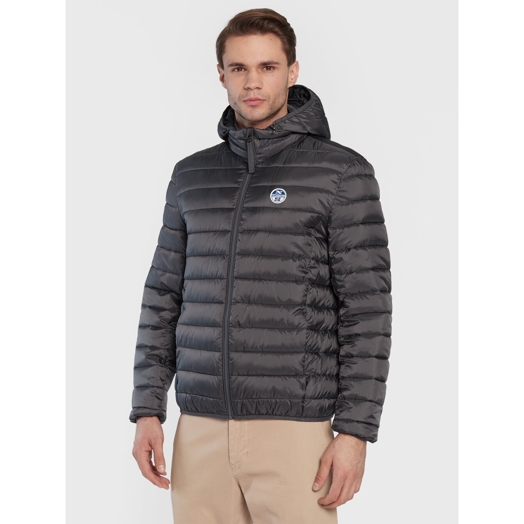 North Sails Geacă din puf Skye 603136 Gri Regular Fit - Pled.ro