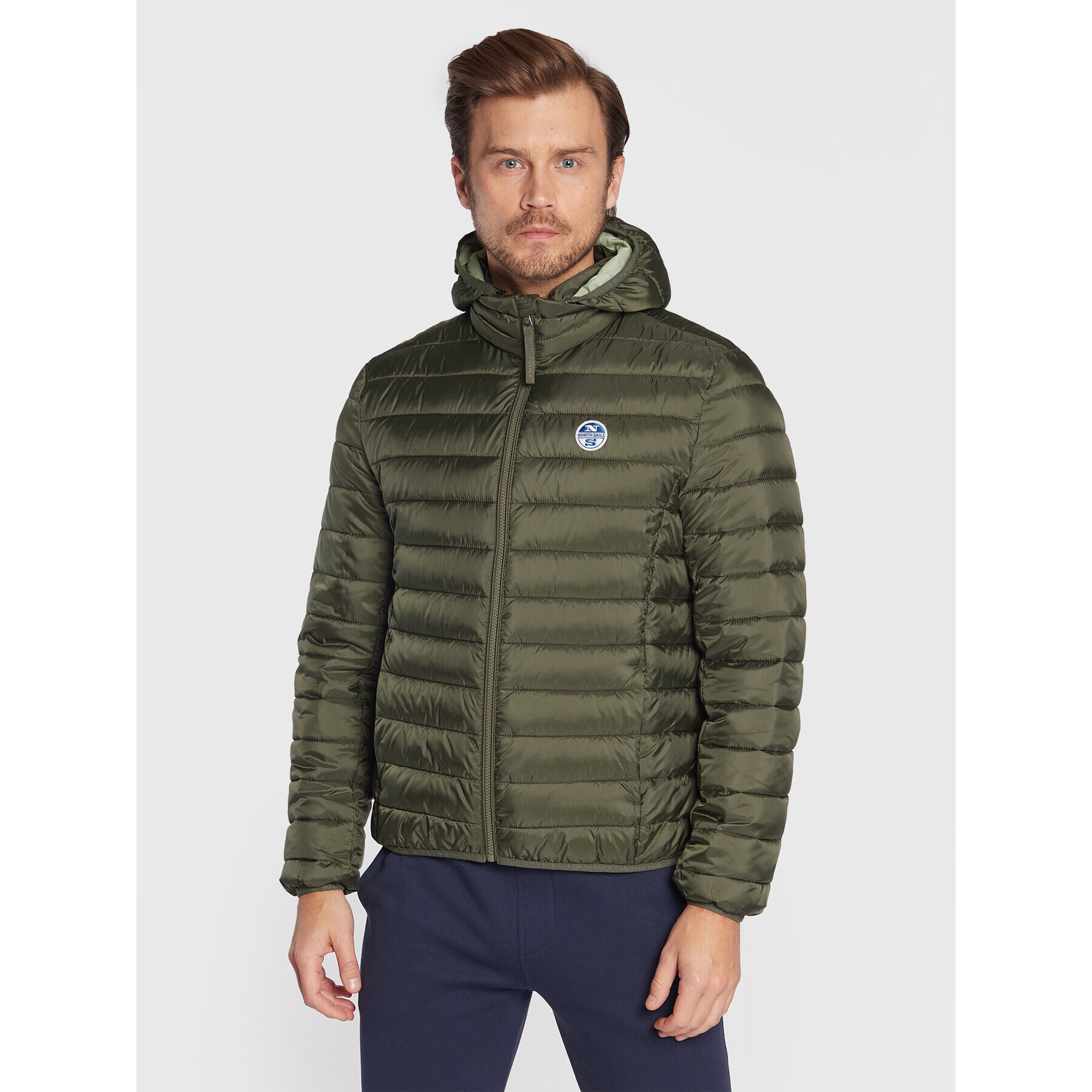 North Sails Geacă din puf Skye 603136 Verde Regular Fit - Pled.ro