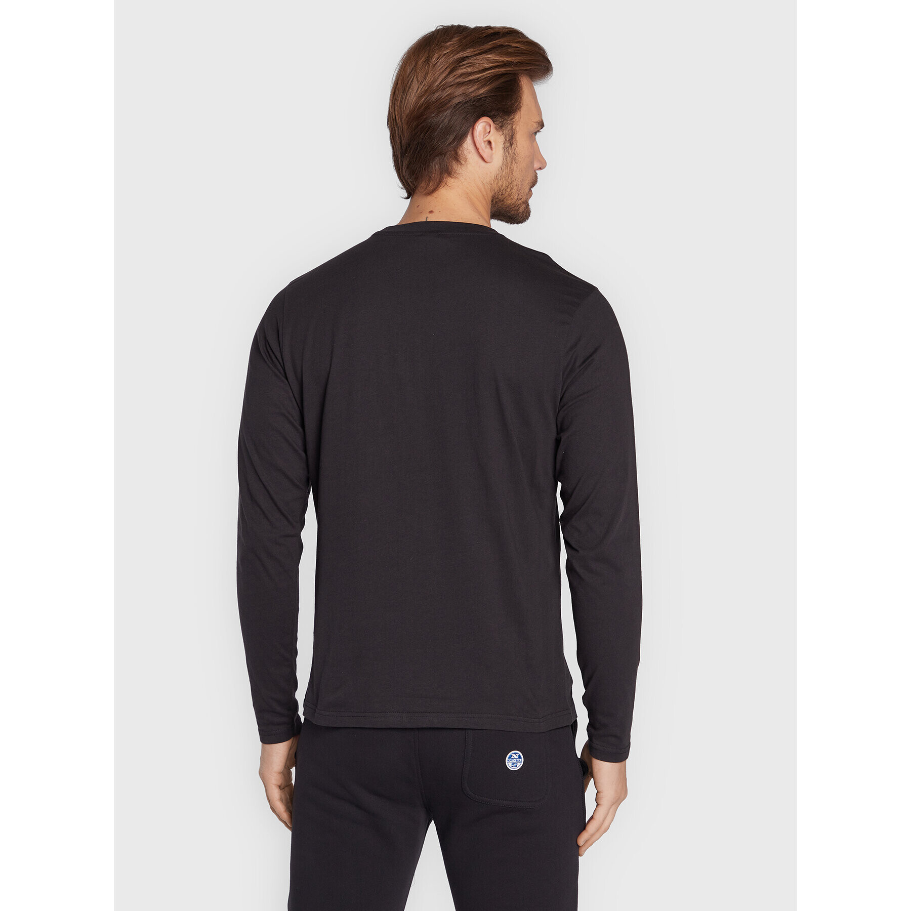 North Sails Longsleeve 692813 Negru Regular Fit - Pled.ro