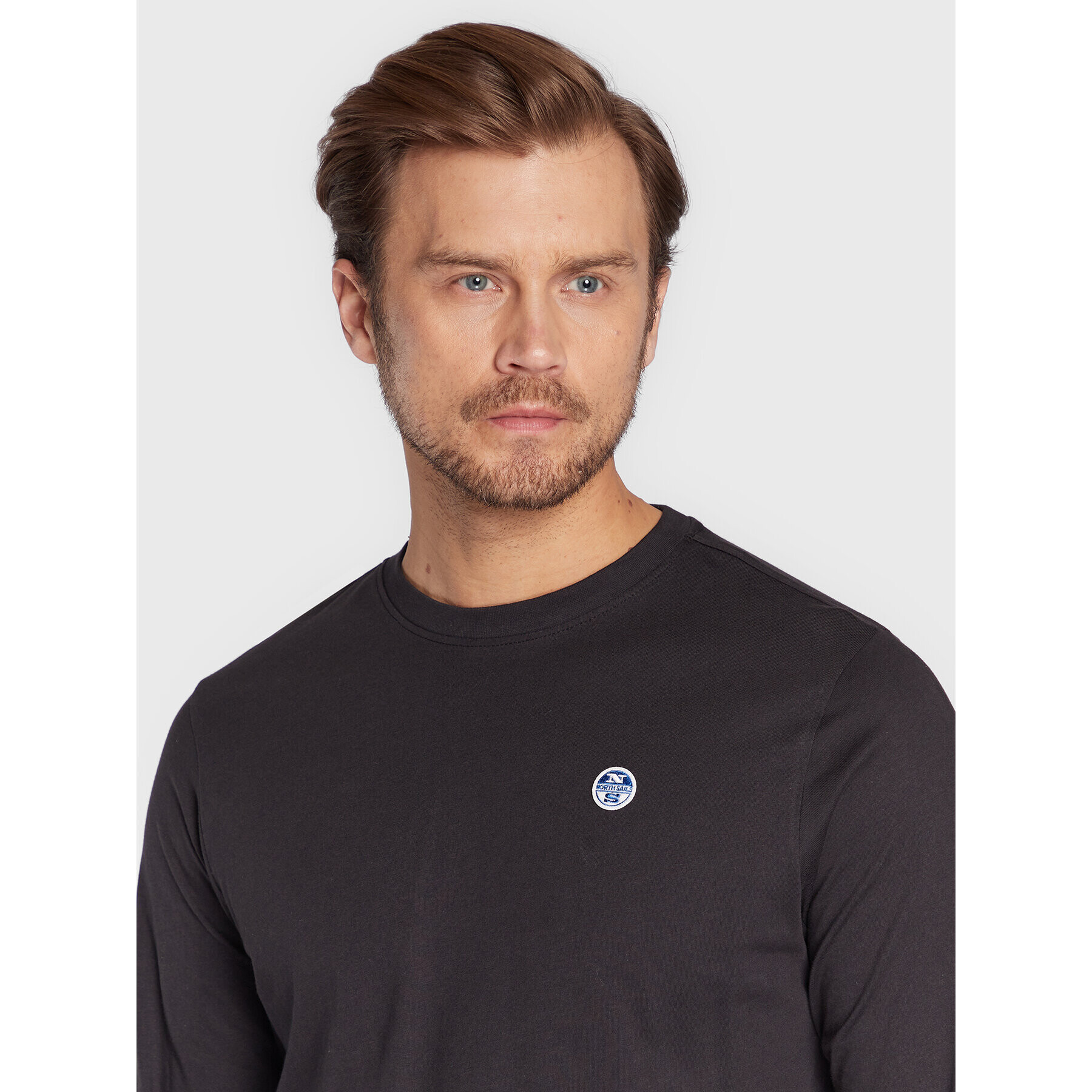 North Sails Longsleeve 692813 Negru Regular Fit - Pled.ro