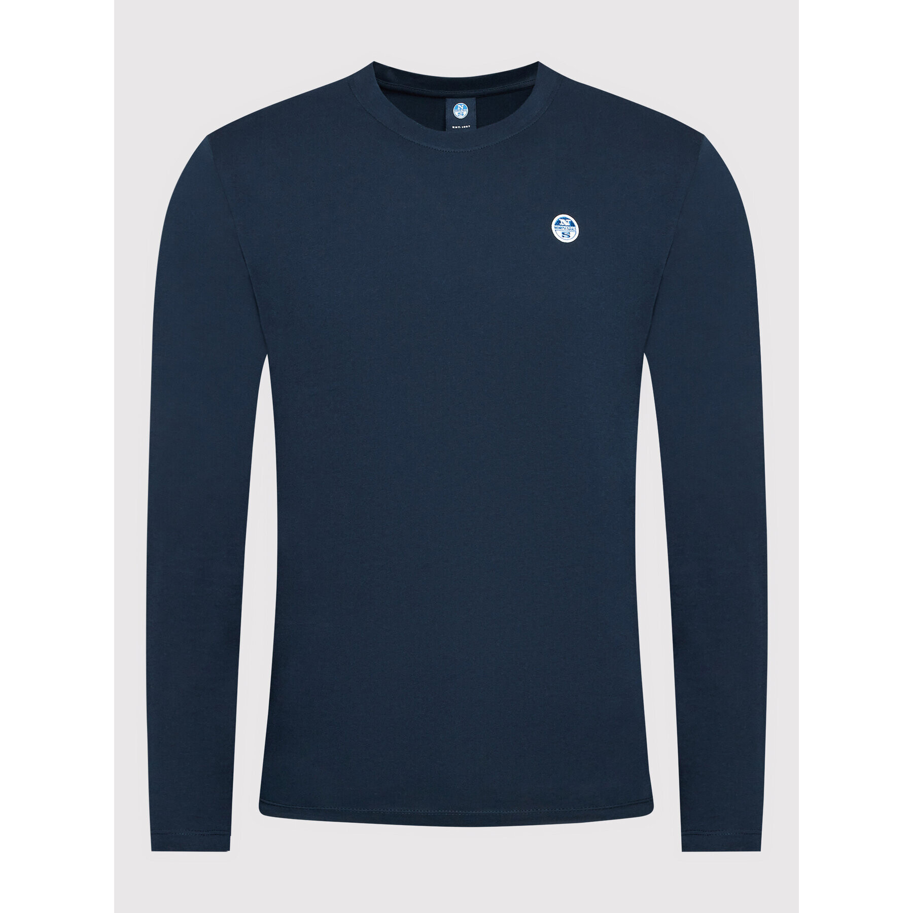 North Sails Longsleeve Logo 692805 Bleumarin Regular Fit - Pled.ro