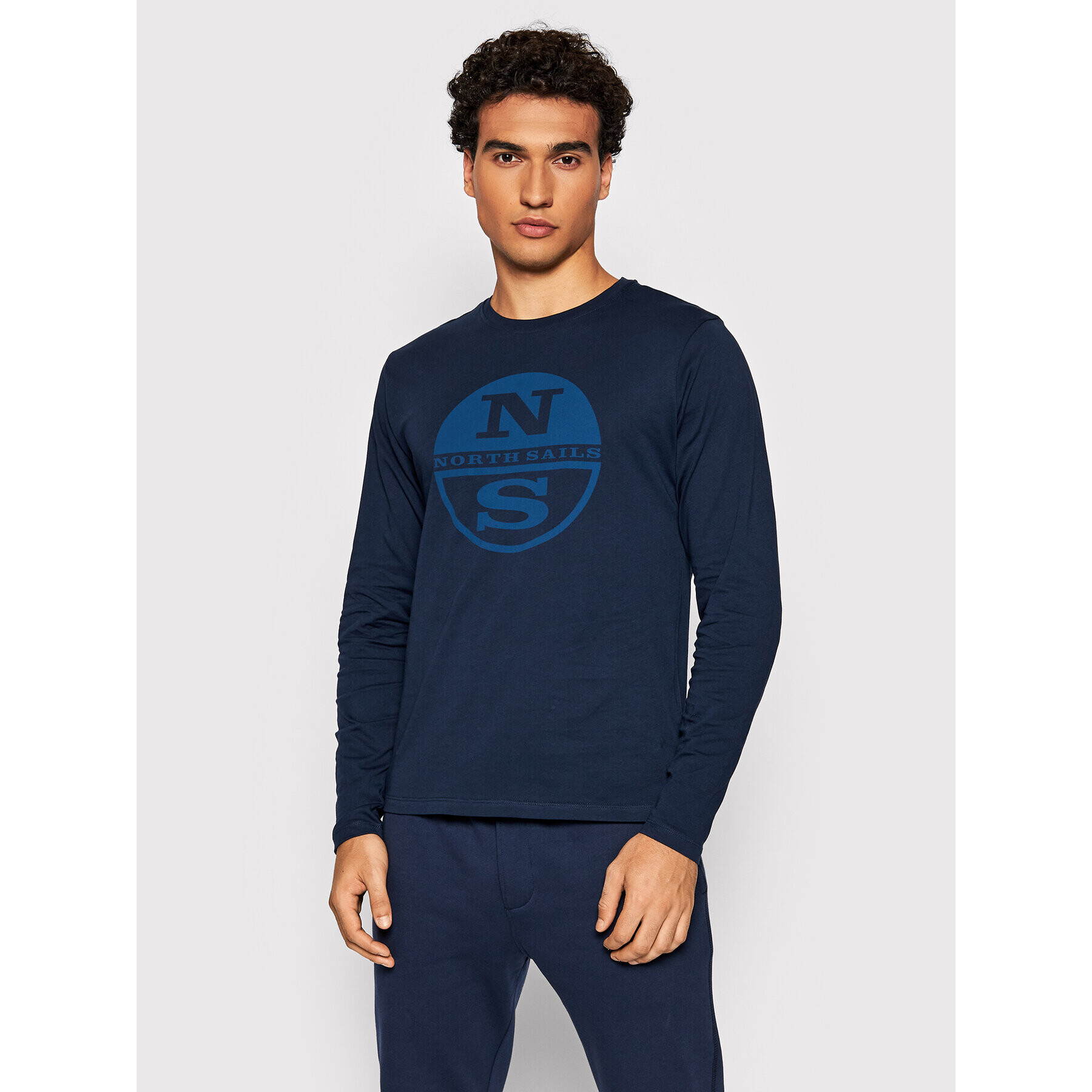 North Sails Longsleeve Organic 692753 Bleumarin Regular Fit - Pled.ro