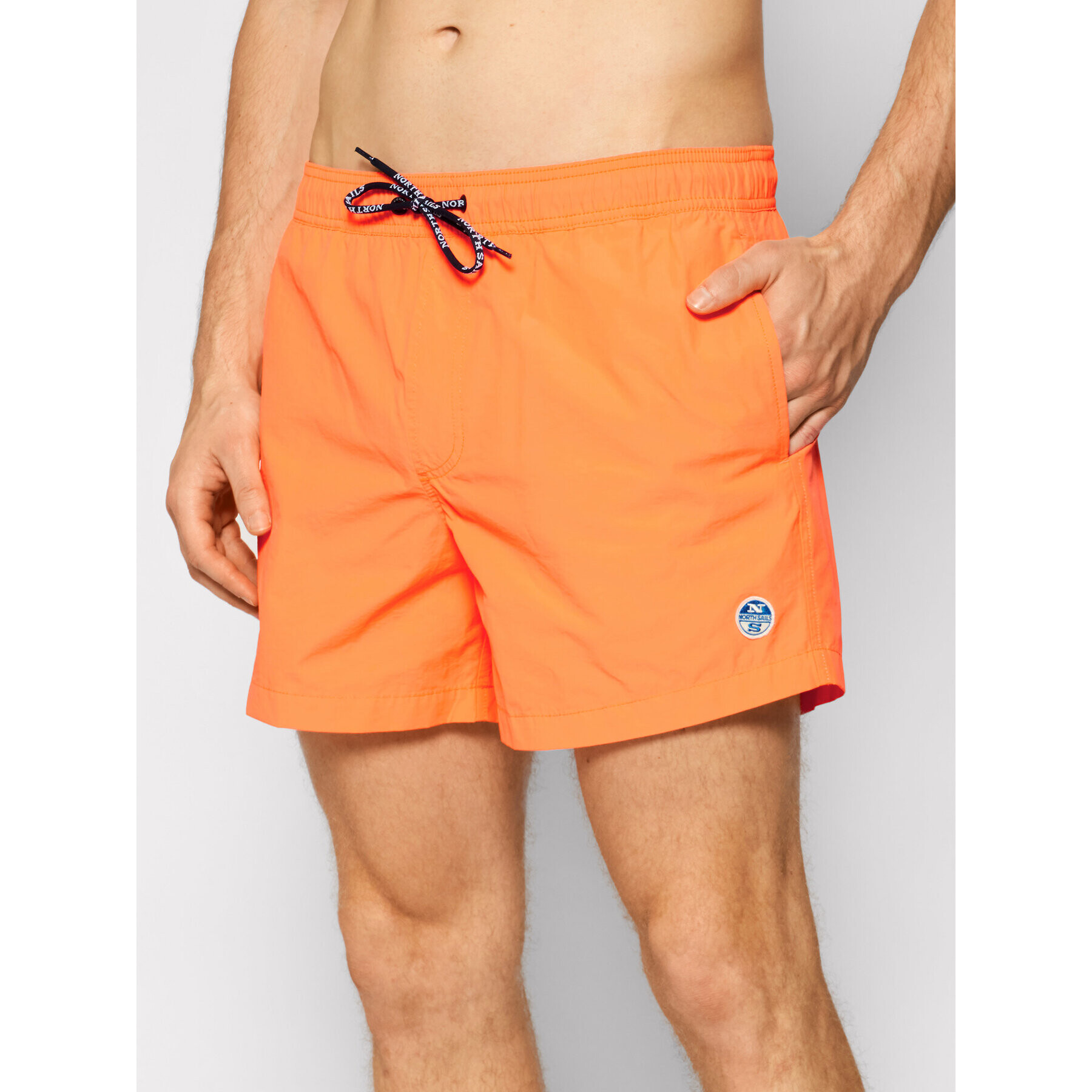 North Sails Pantaloni scurți pentru înot Volley 673430 Portocaliu Regular Fit - Pled.ro