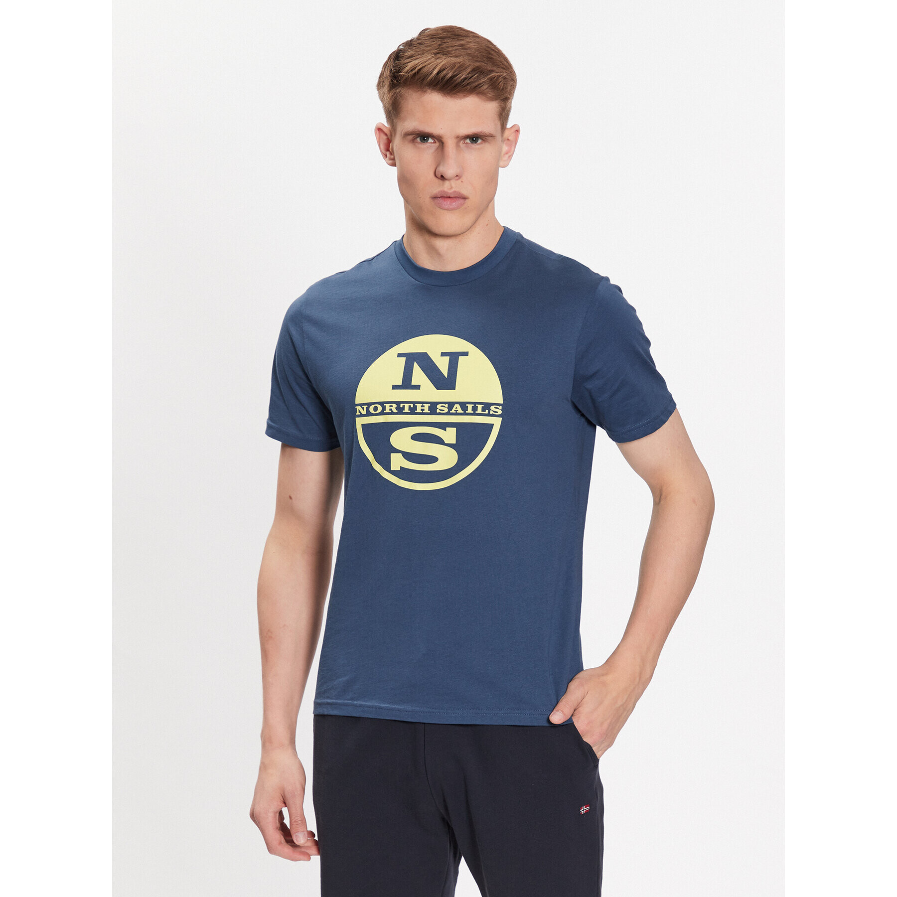 North Sails Tricou 692837 Bleumarin Regular Fit - Pled.ro