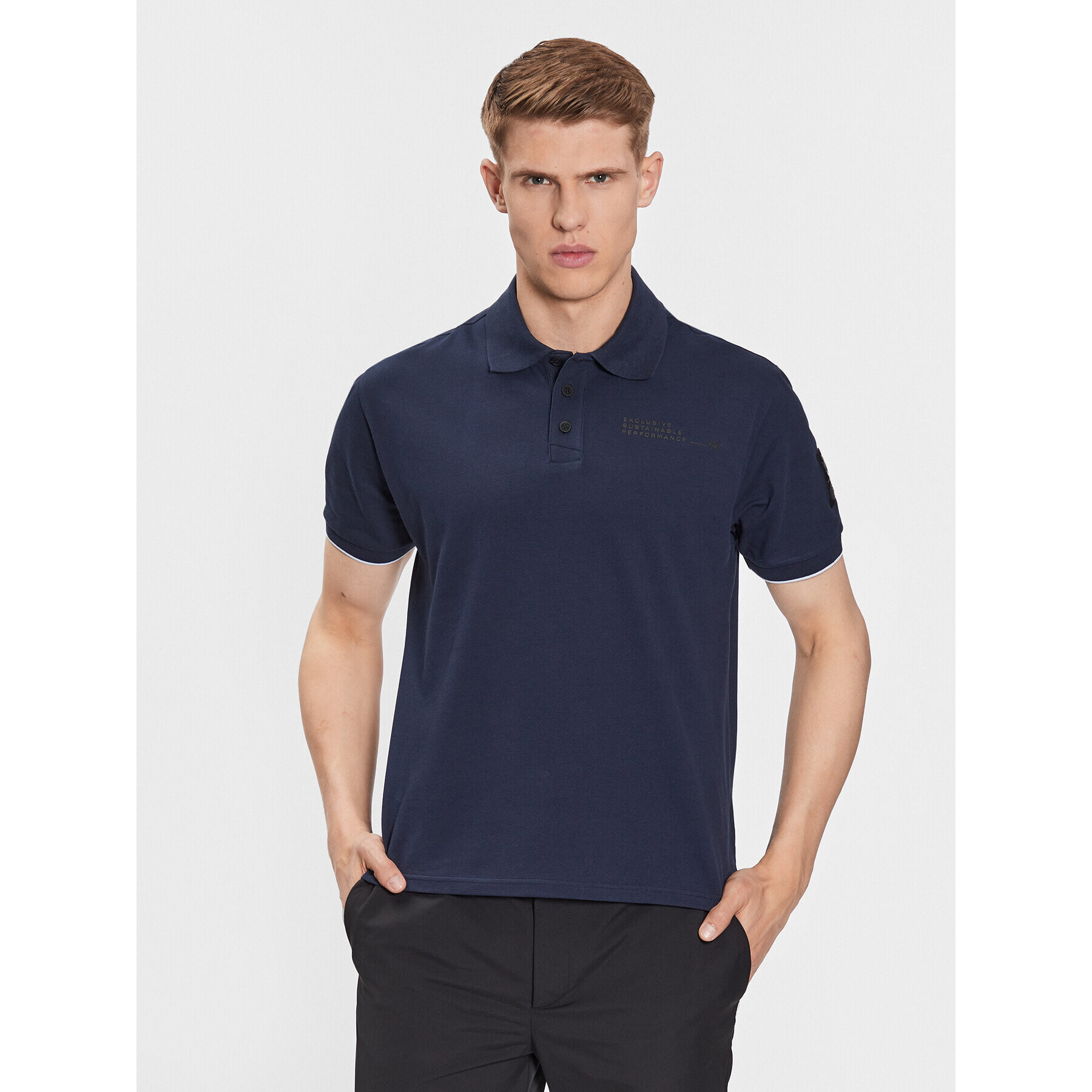 North Sails Tricou polo 452027 Bleumarin Regular Fit - Pled.ro