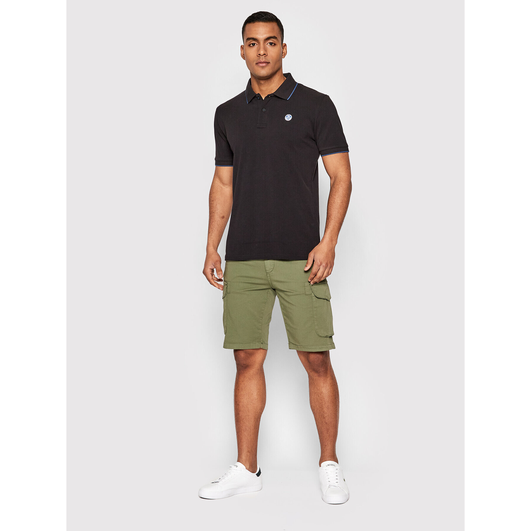 North Sails Tricou polo 692353 Negru Regular Fit - Pled.ro