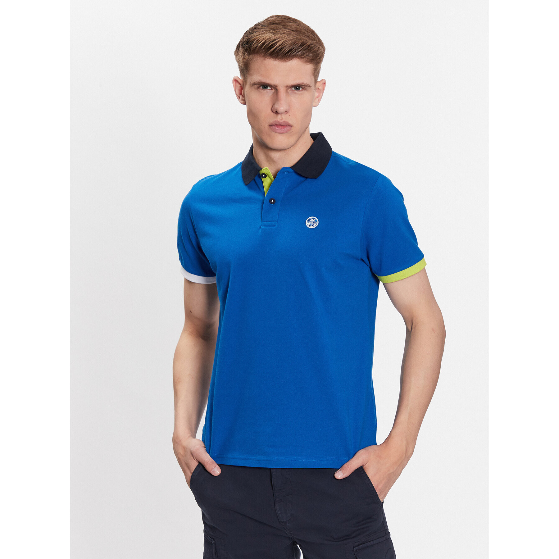 North Sails Tricou polo 692398 Albastru Regular Fit - Pled.ro