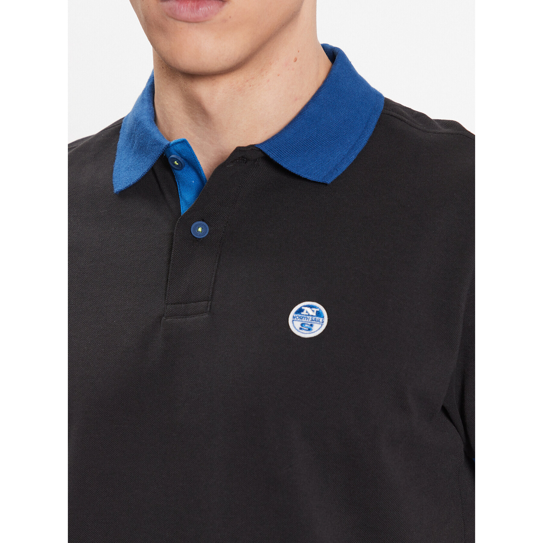 North Sails Tricou polo 692398 Negru Regular Fit - Pled.ro