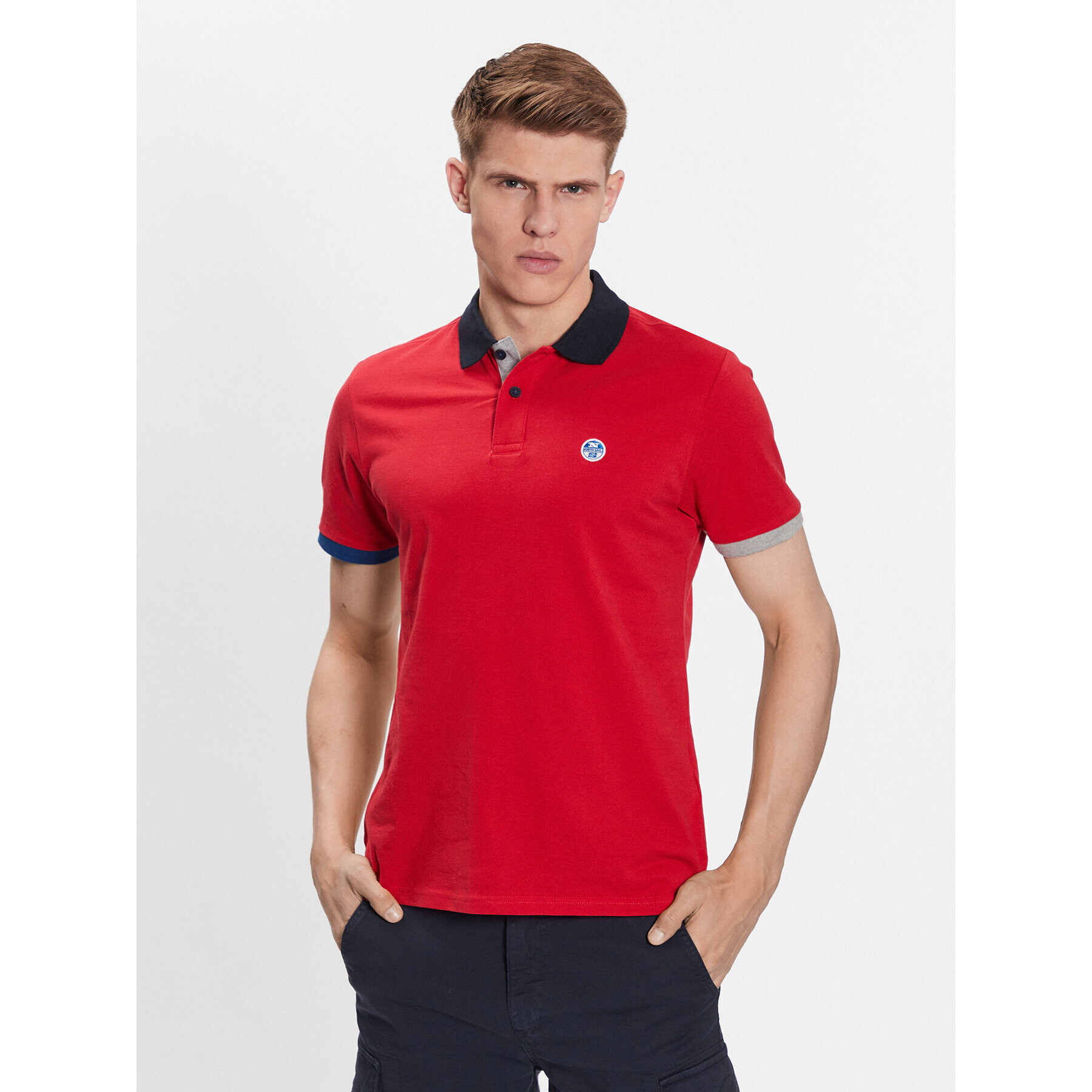 North Sails Tricou polo 692398 Roșu Regular Fit - Pled.ro