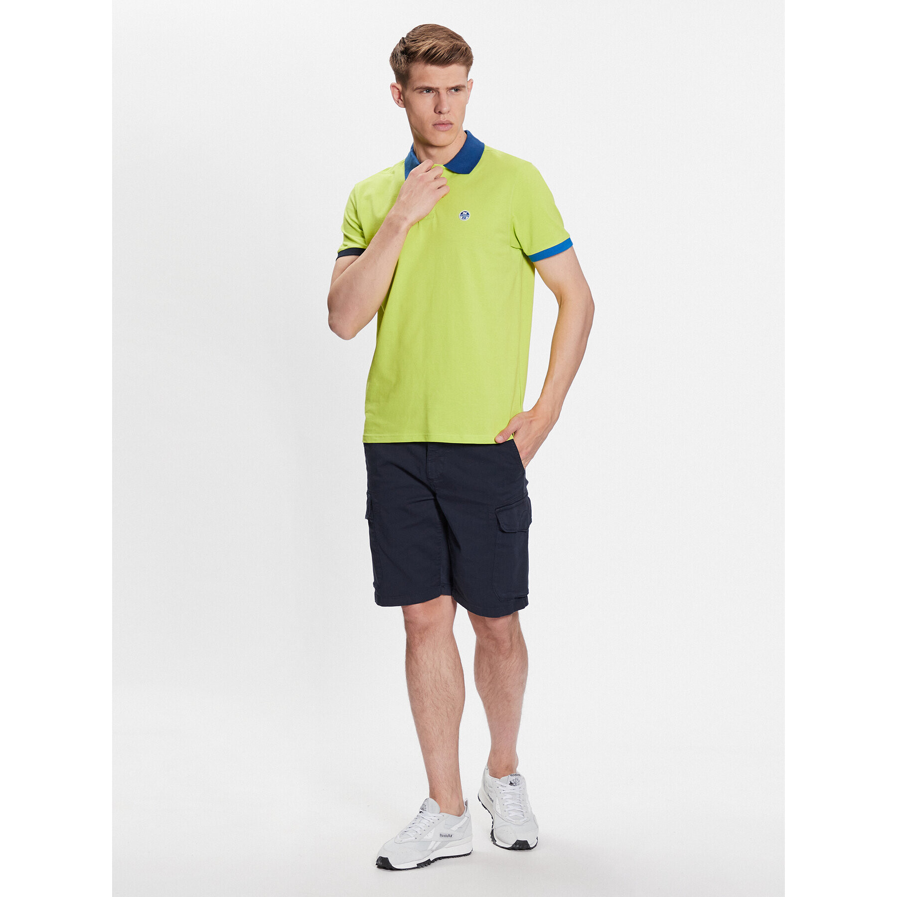 North Sails Tricou polo 692398 Verde Regular Fit - Pled.ro