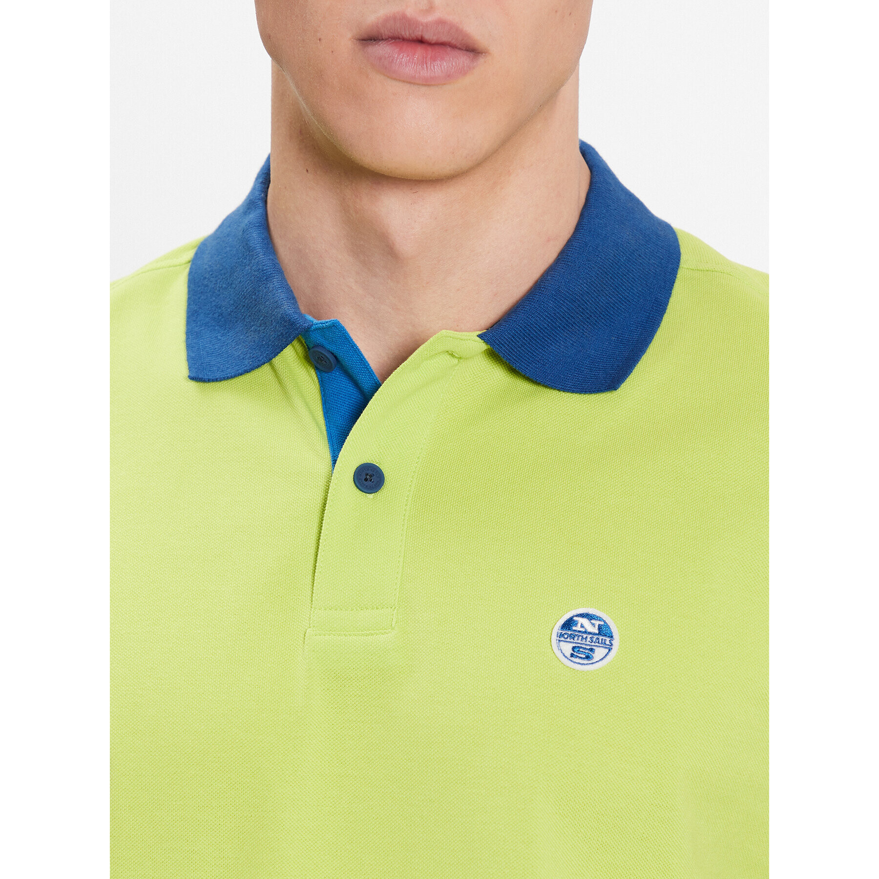 North Sails Tricou polo 692398 Verde Regular Fit - Pled.ro