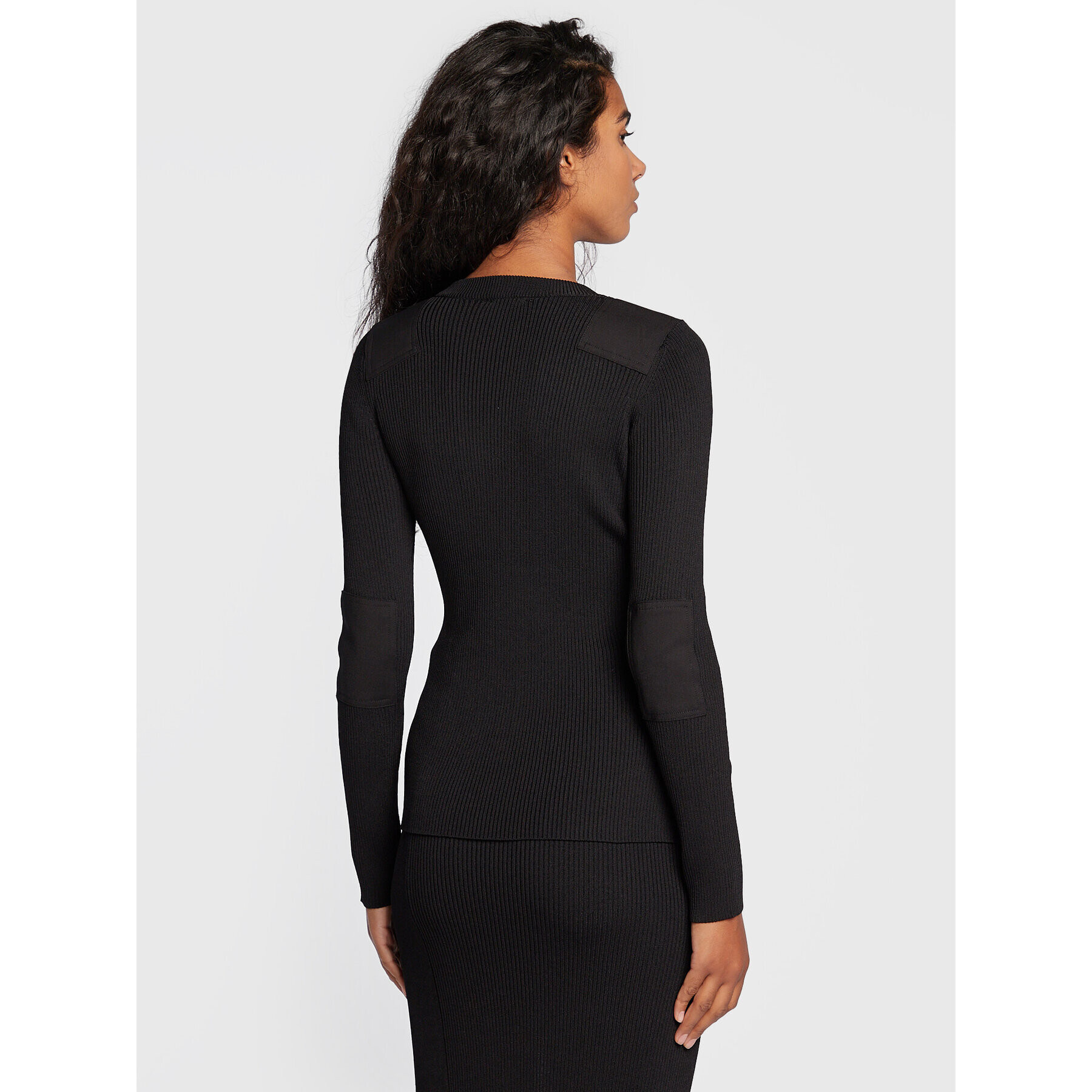 Notes Du Nord Pulover Elena 12791 Negru Slim Fit - Pled.ro