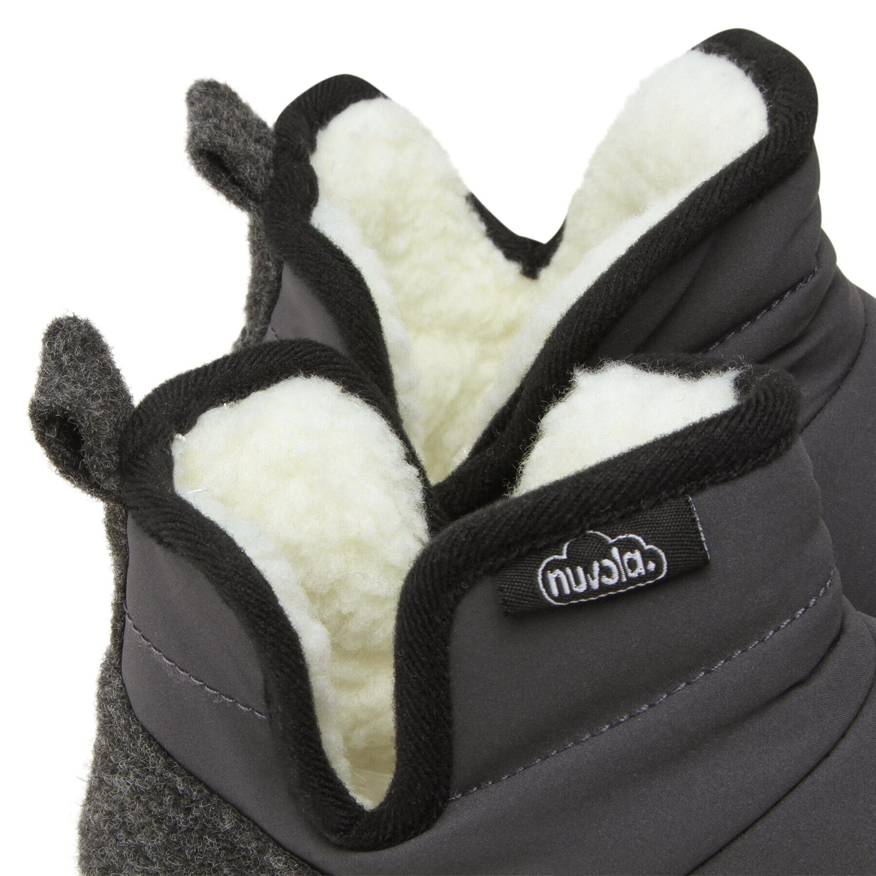 Nuvola Papuci de casă Boot New Wool UNBOW685 Gri - Pled.ro