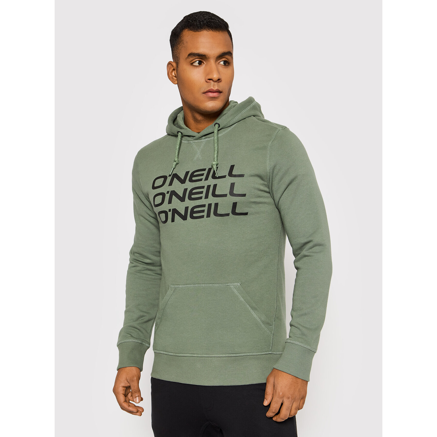 O'Neill Bluză Triple Stack 1P1436 Verde Regular Fit - Pled.ro