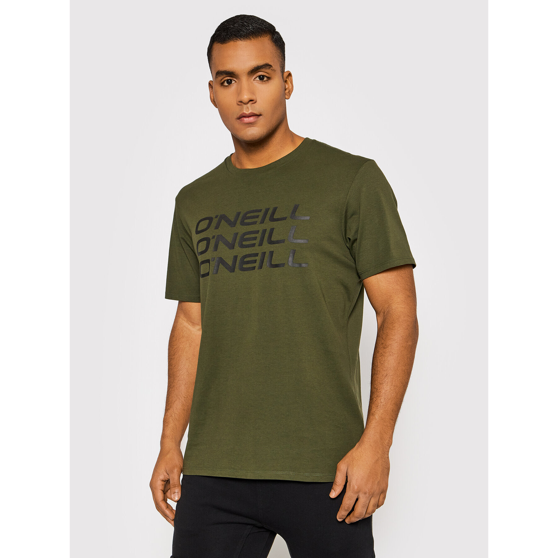 O'Neill Tricou Triple Stack 1P2338 Verde Regular Fit - Pled.ro