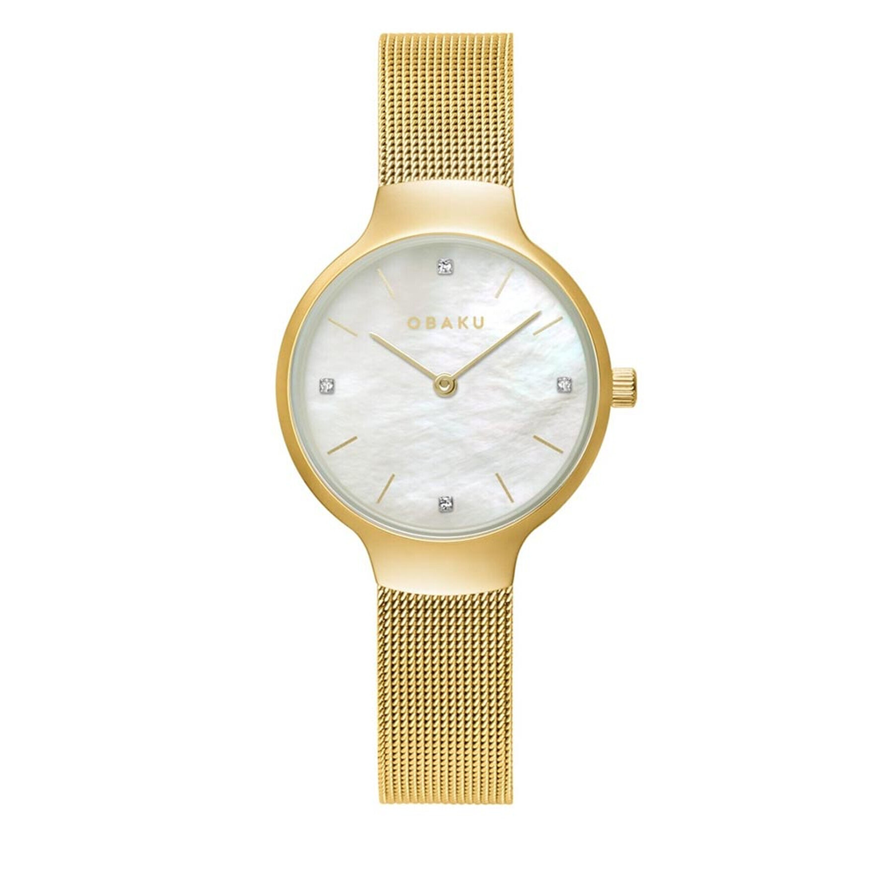 Obaku Ceas V241LXGWMG Auriu - Pled.ro