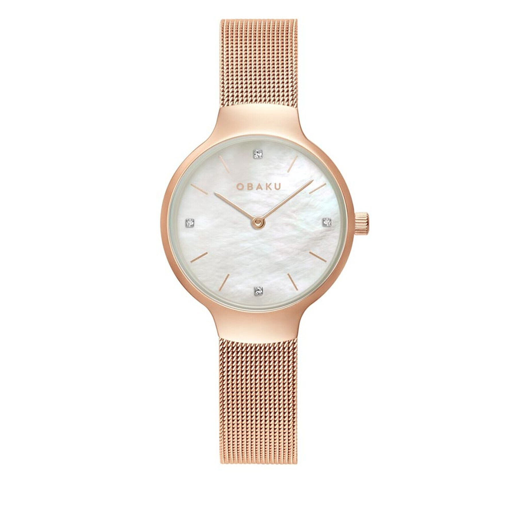 Obaku Ceas V241LXVWMV Roz - Pled.ro