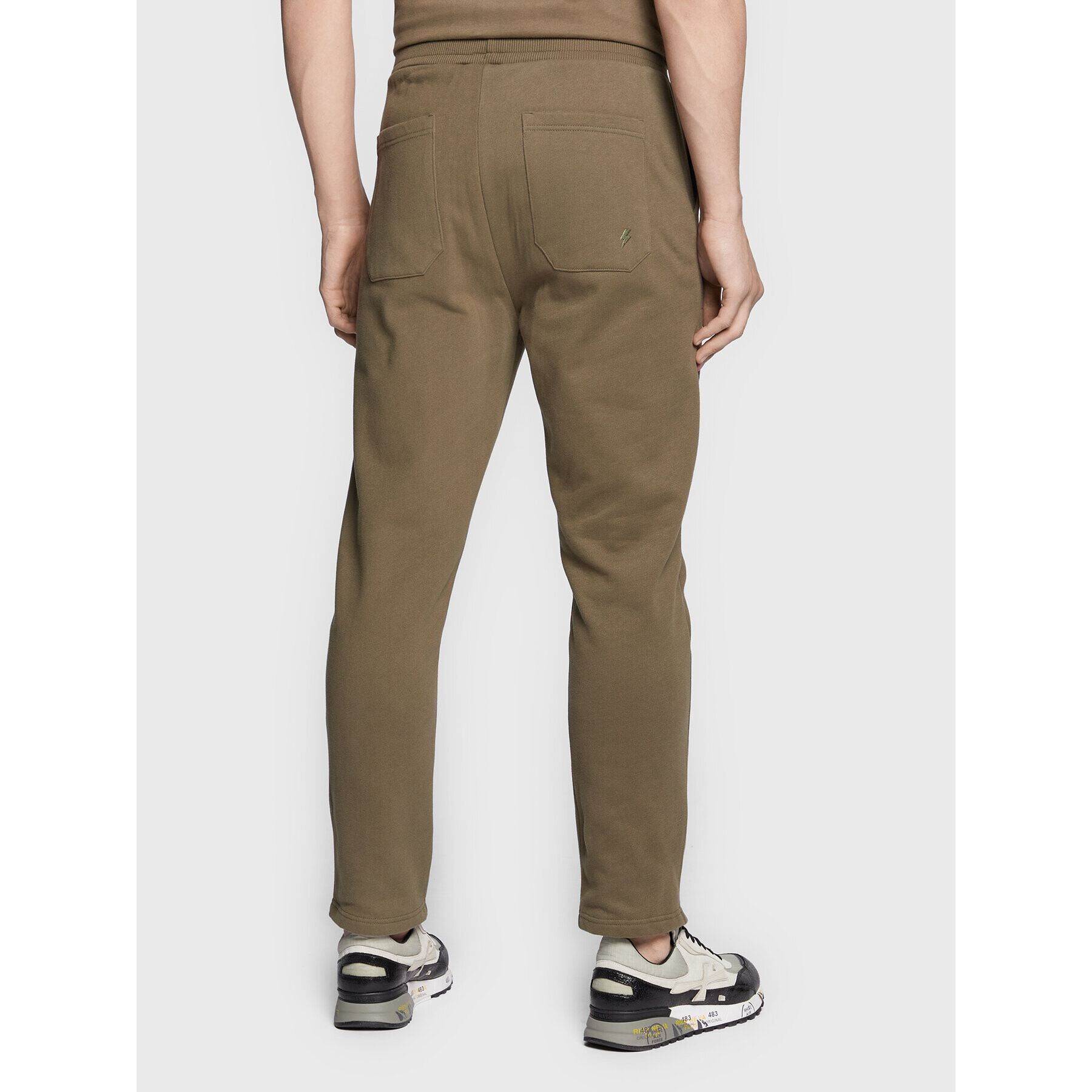 OCAY Pantaloni trening 22-314085 Verde Regular Fit - Pled.ro