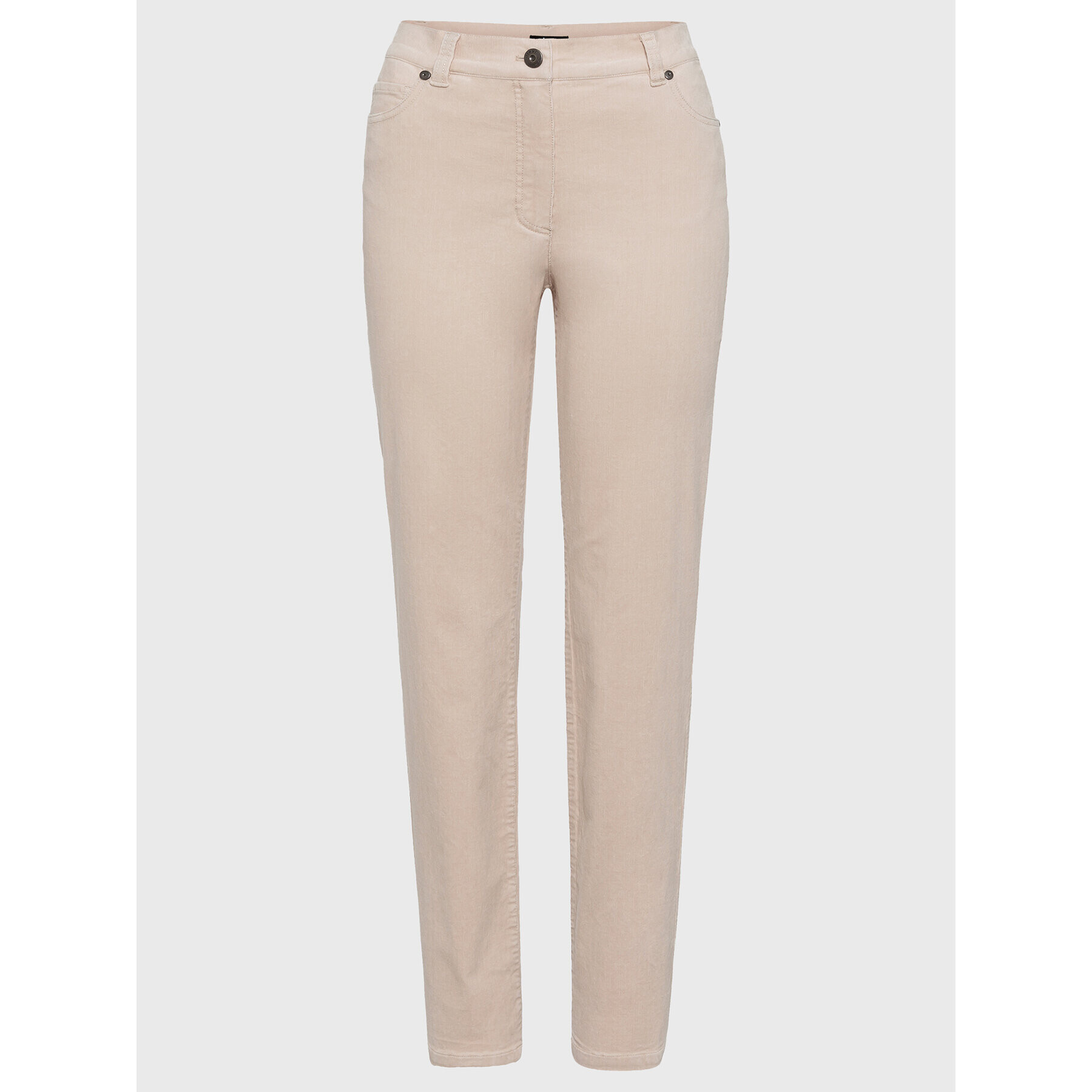 Olsen Pantaloni din material Mona 14001911 Bej Slim Fit - Pled.ro