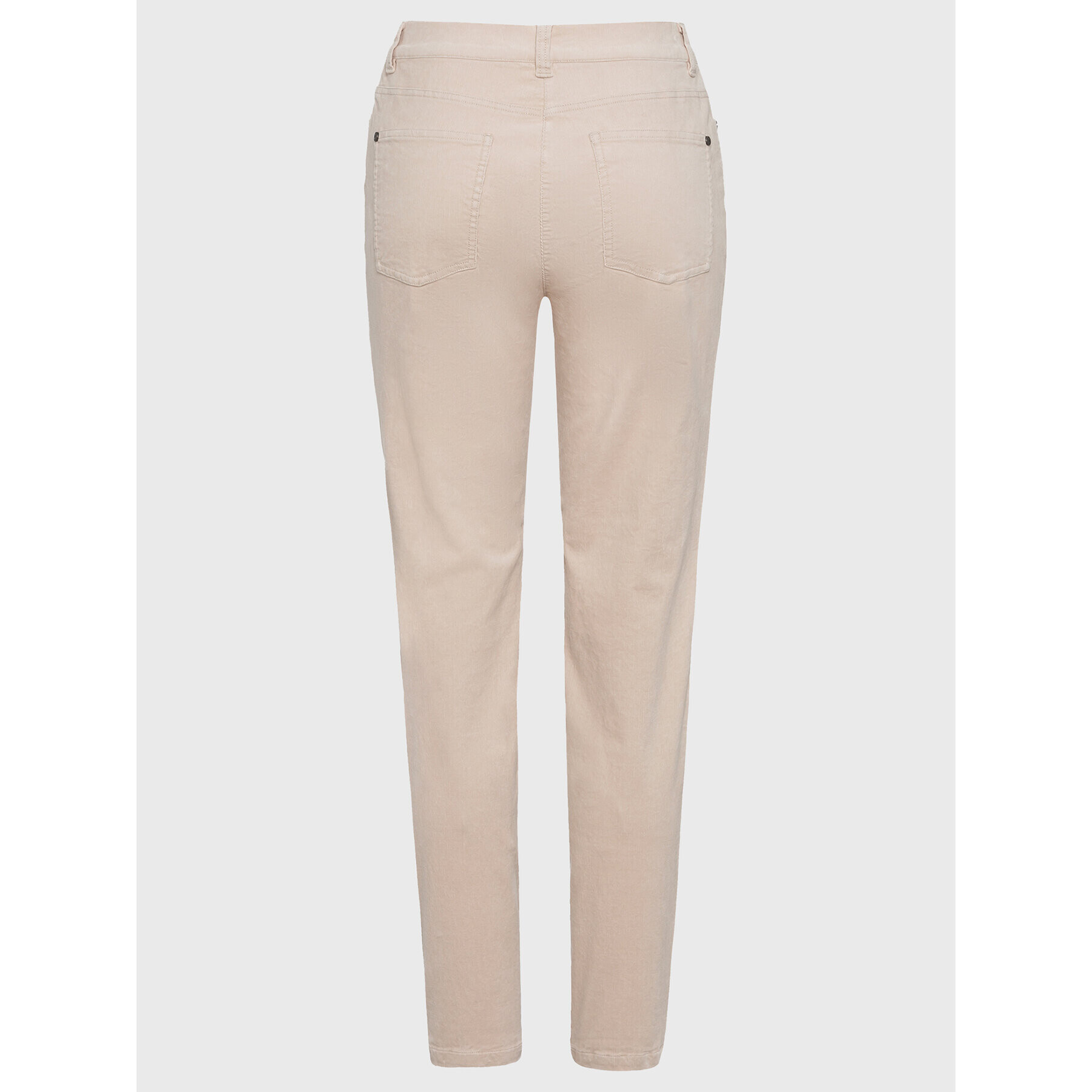 Olsen Pantaloni din material Mona 14001911 Bej Slim Fit - Pled.ro