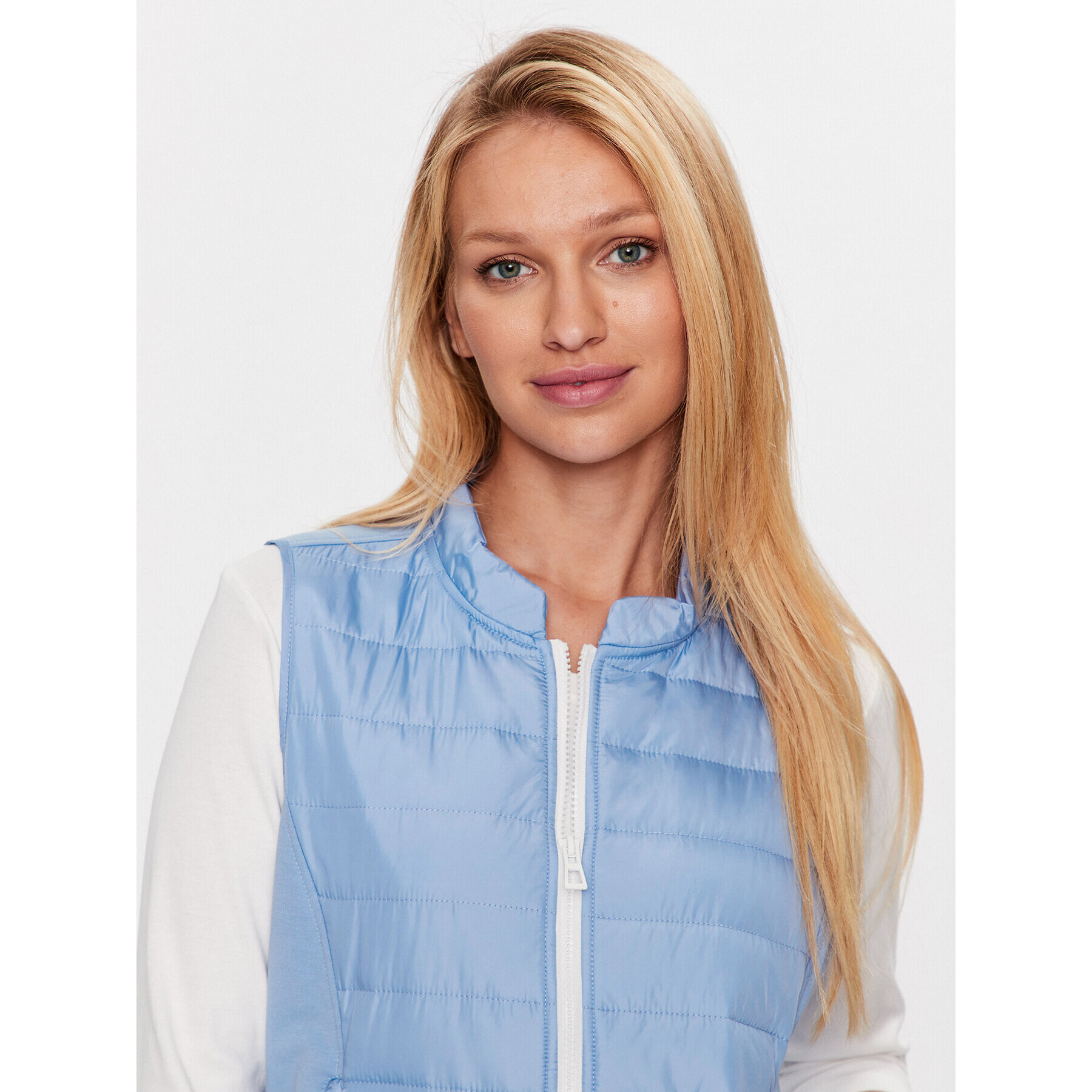 Olsen Vestă 11201475 Albastru Regular Fit - Pled.ro