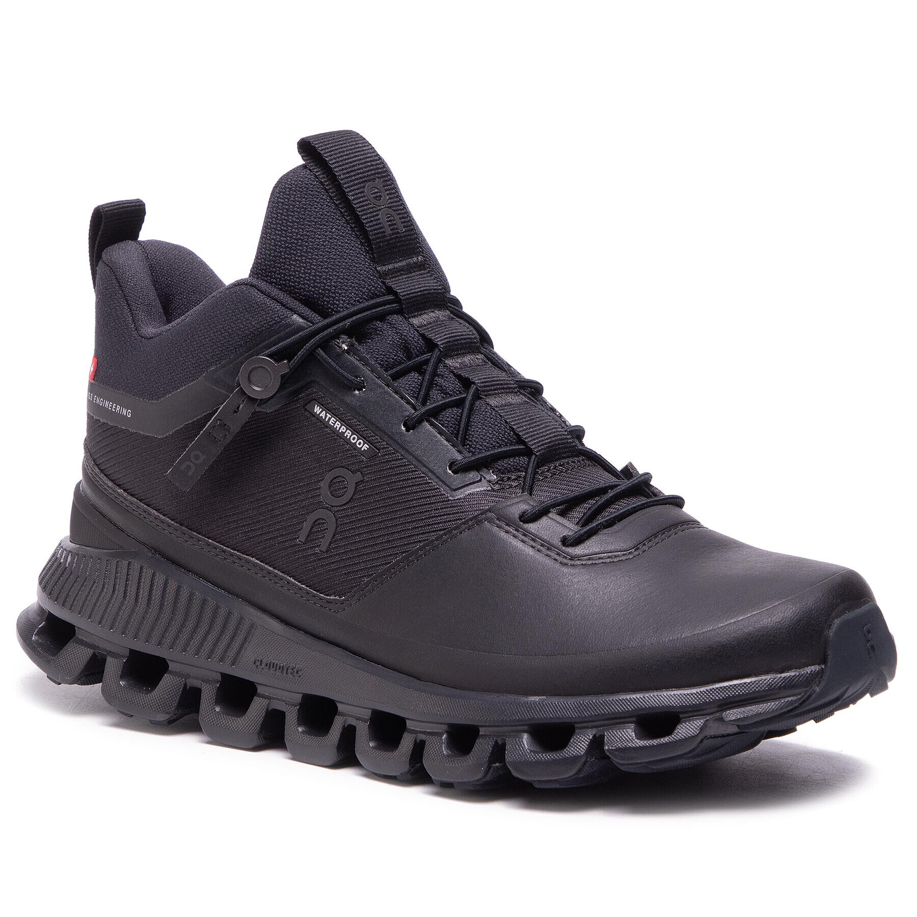 On Sneakers Cloud Hi Waterproof 2899672 Negru - Pled.ro