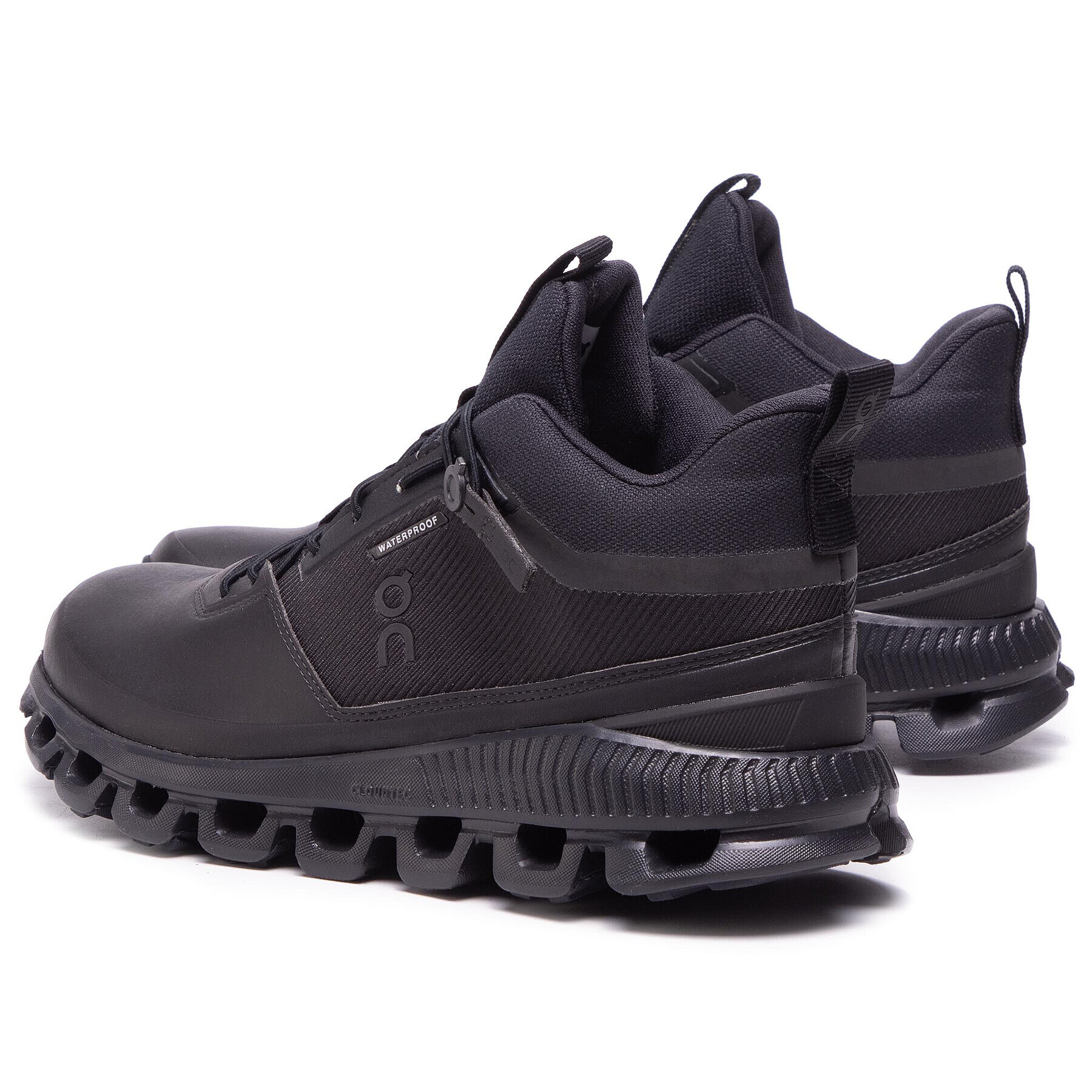 On Sneakers Cloud Hi Waterproof 2899672 Negru - Pled.ro