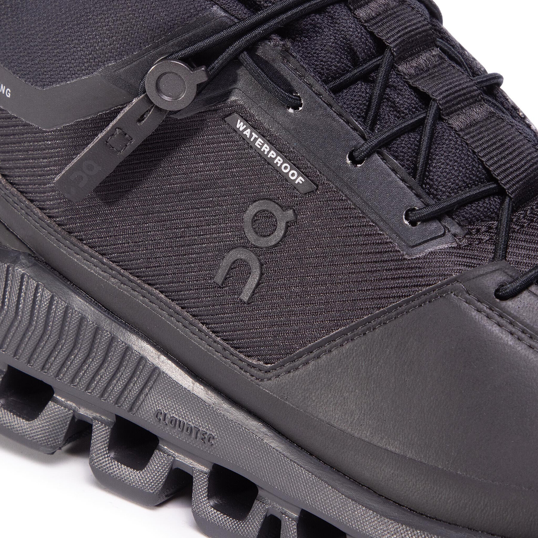 On Sneakers Cloud Hi Waterproof 2899672 Negru - Pled.ro