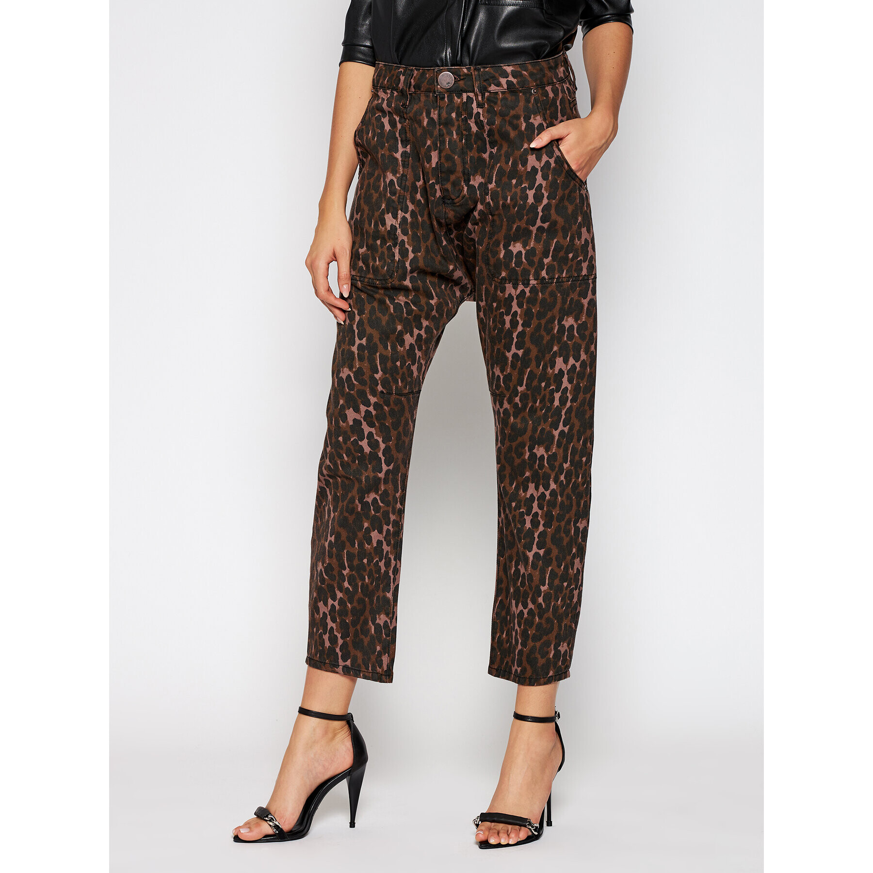 One Teaspoon Blugi Boyfriend Leopard Sinner 23486 Maro Relaxed Fit - Pled.ro