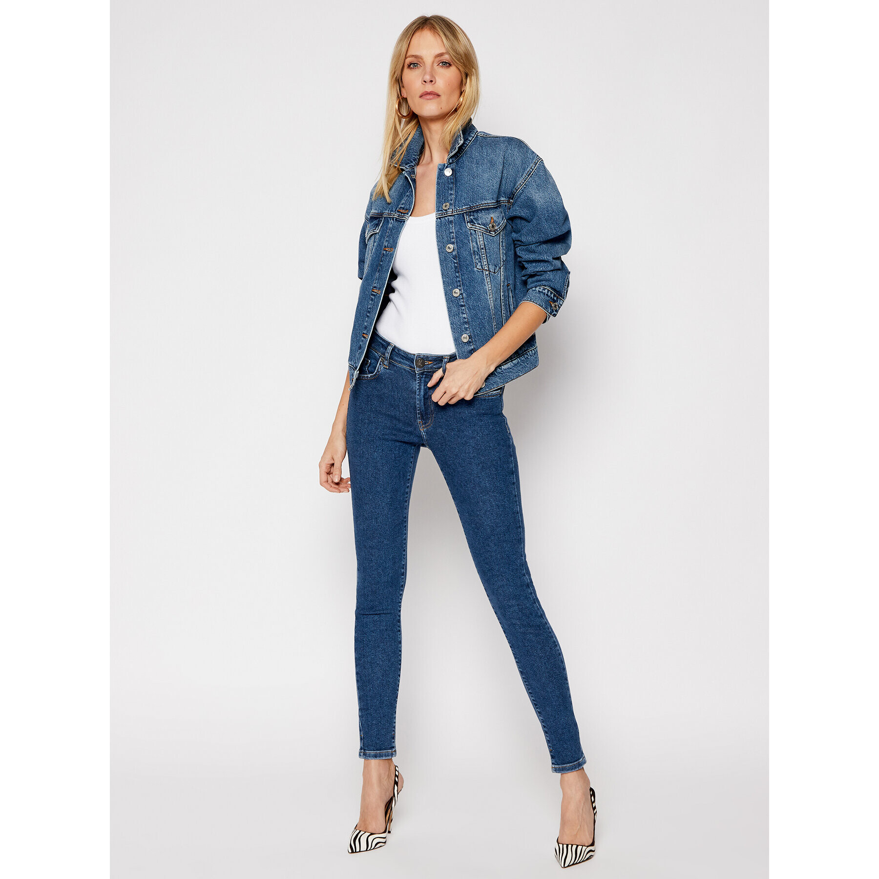 One Teaspoon Blugi Freebirds 11 Hw 23667 Bleumarin Skinny Fit - Pled.ro