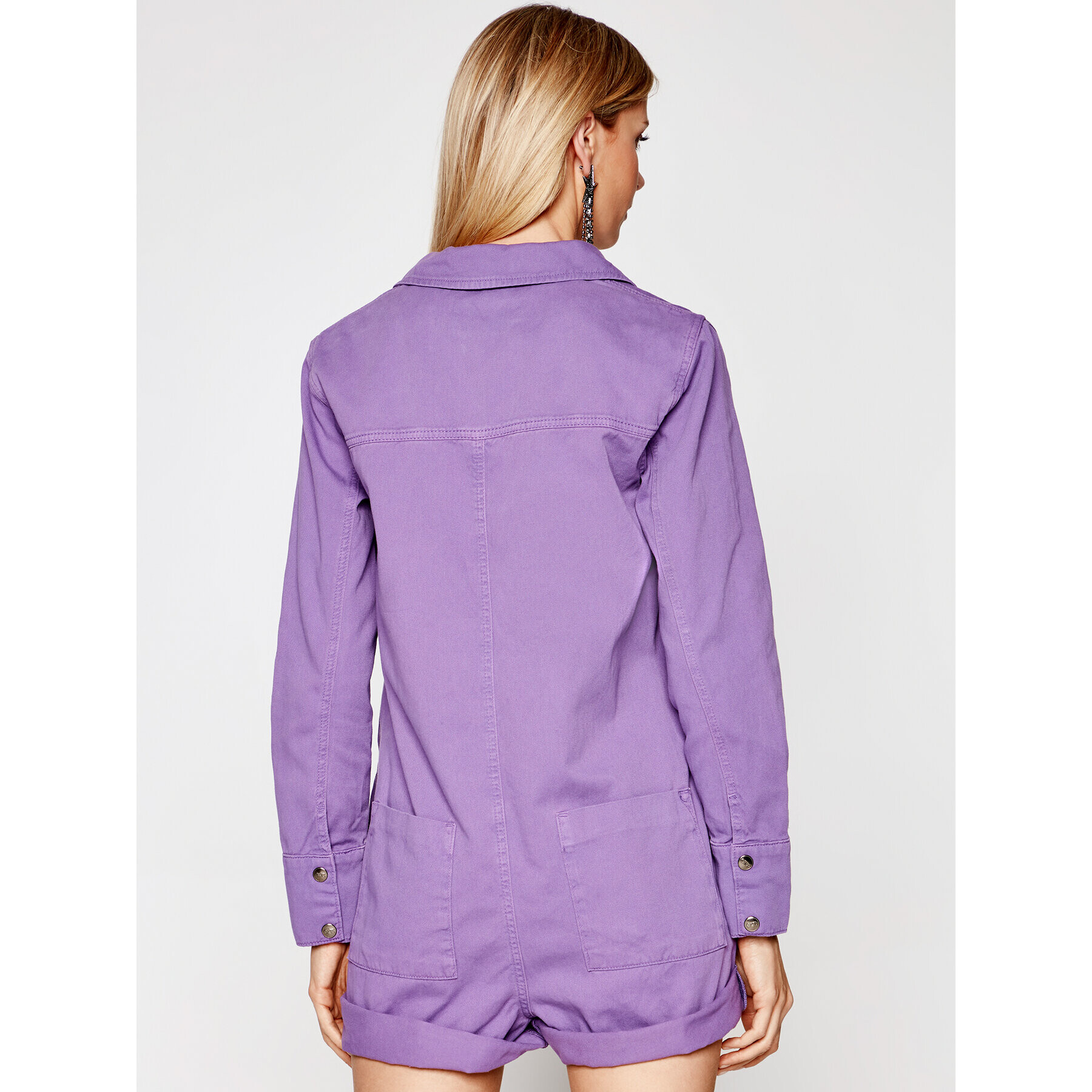 One Teaspoon Salopetă Prophecy Jsuit 23693 Violet Relaxed Fit - Pled.ro