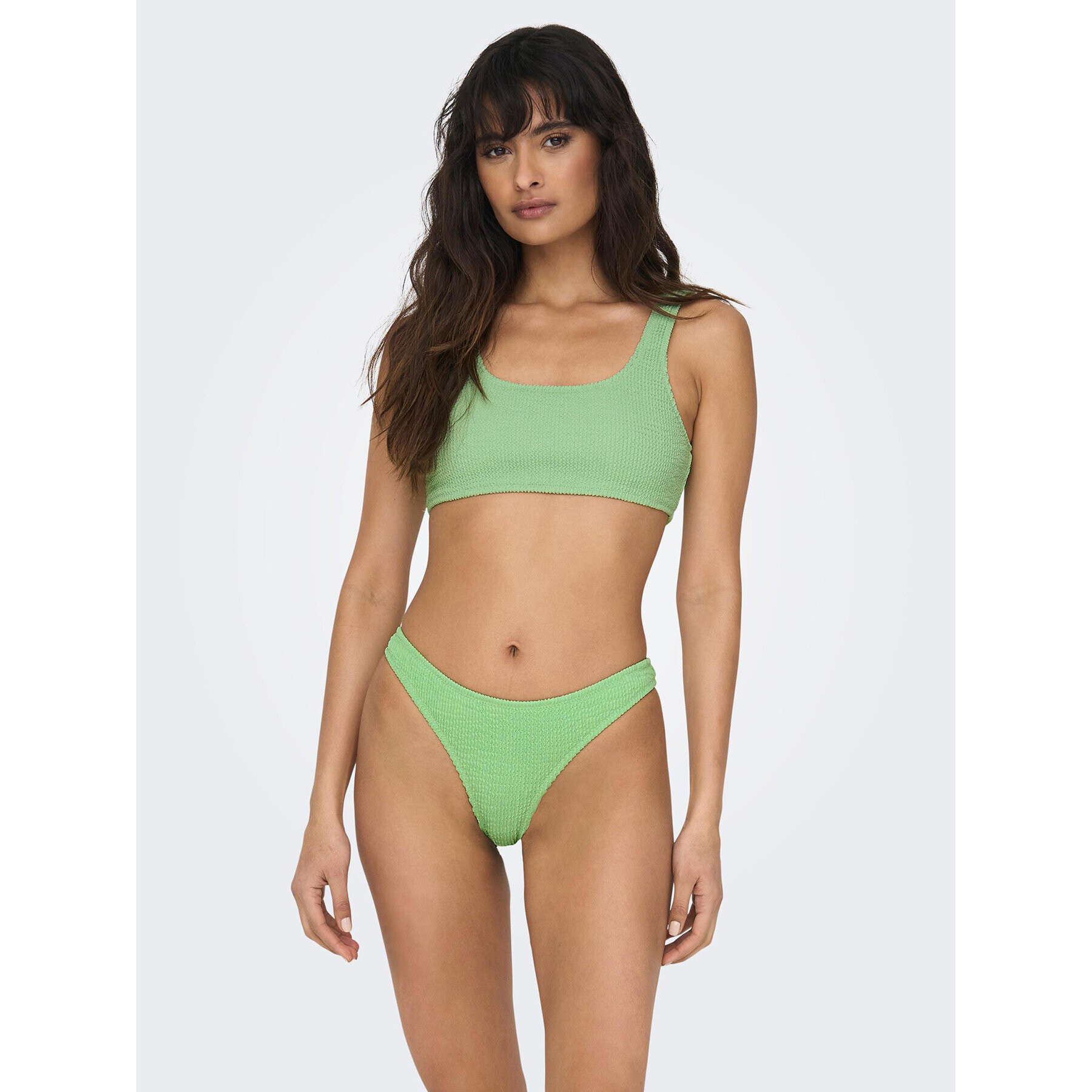 ONLY Bikini partea de jos 15282973 Verde - Pled.ro