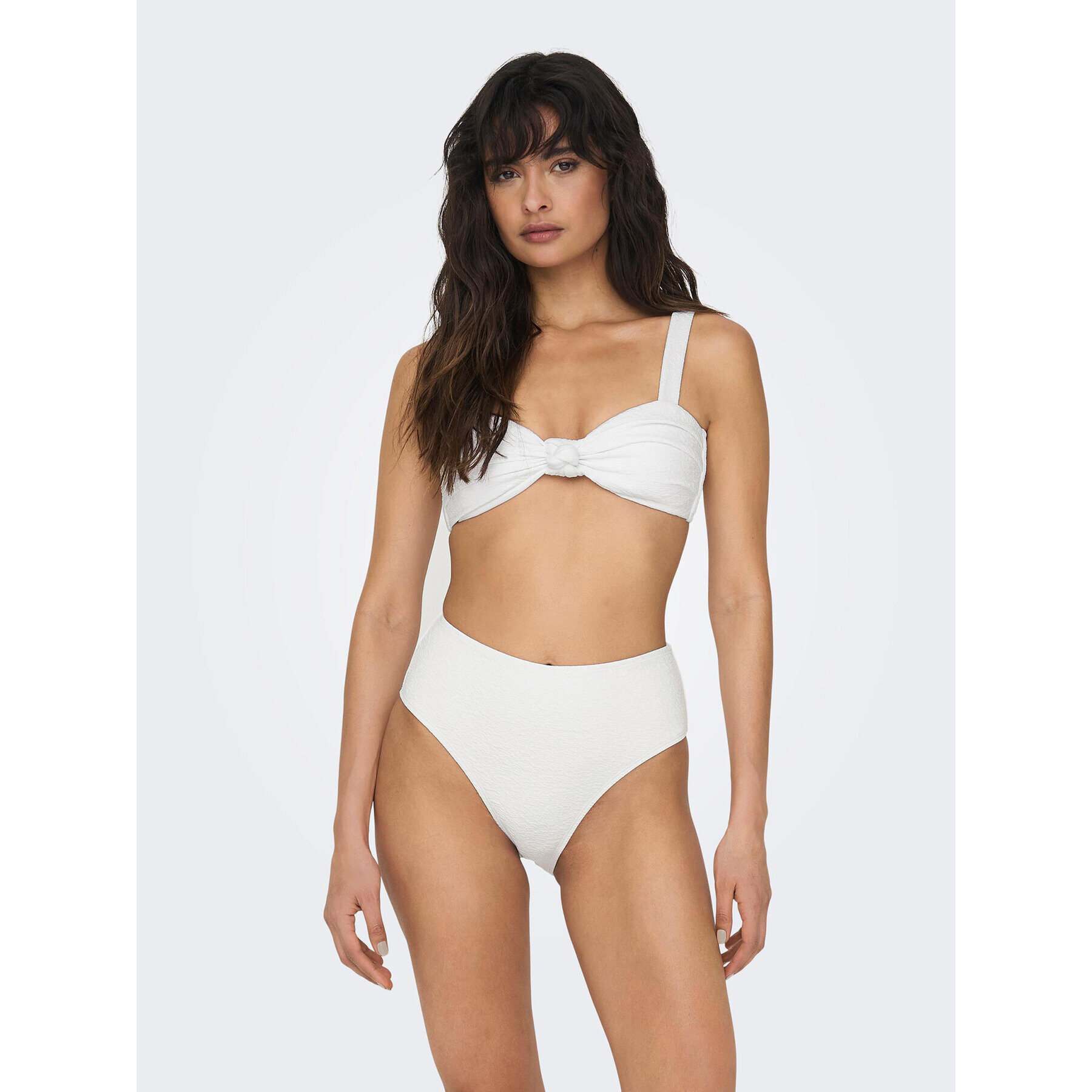 ONLY Bikini partea de jos Kacee 15282663 Alb - Pled.ro